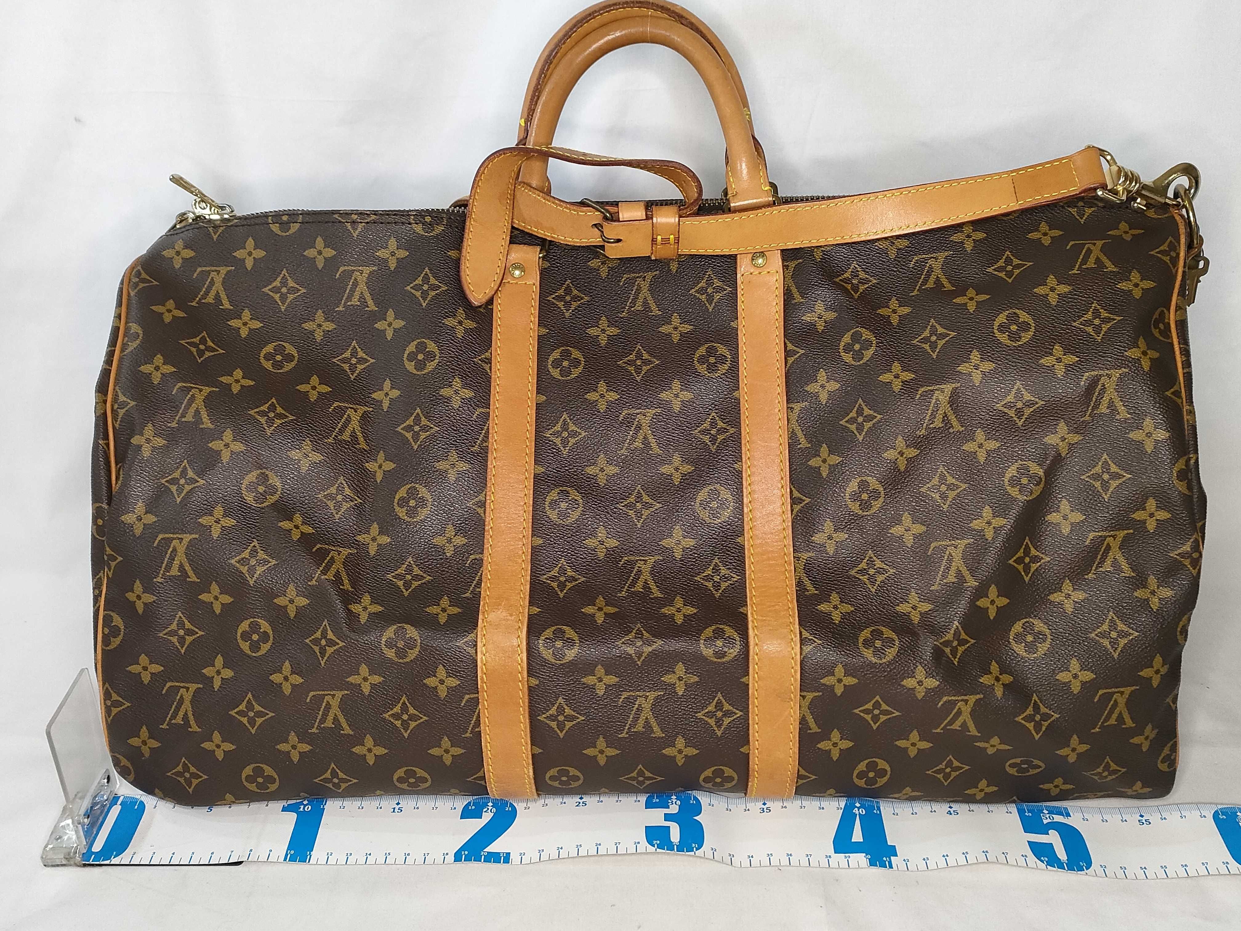 Monogram Keepall Bandoulière 55 M41414 VI874 Boston Bag — view 2
