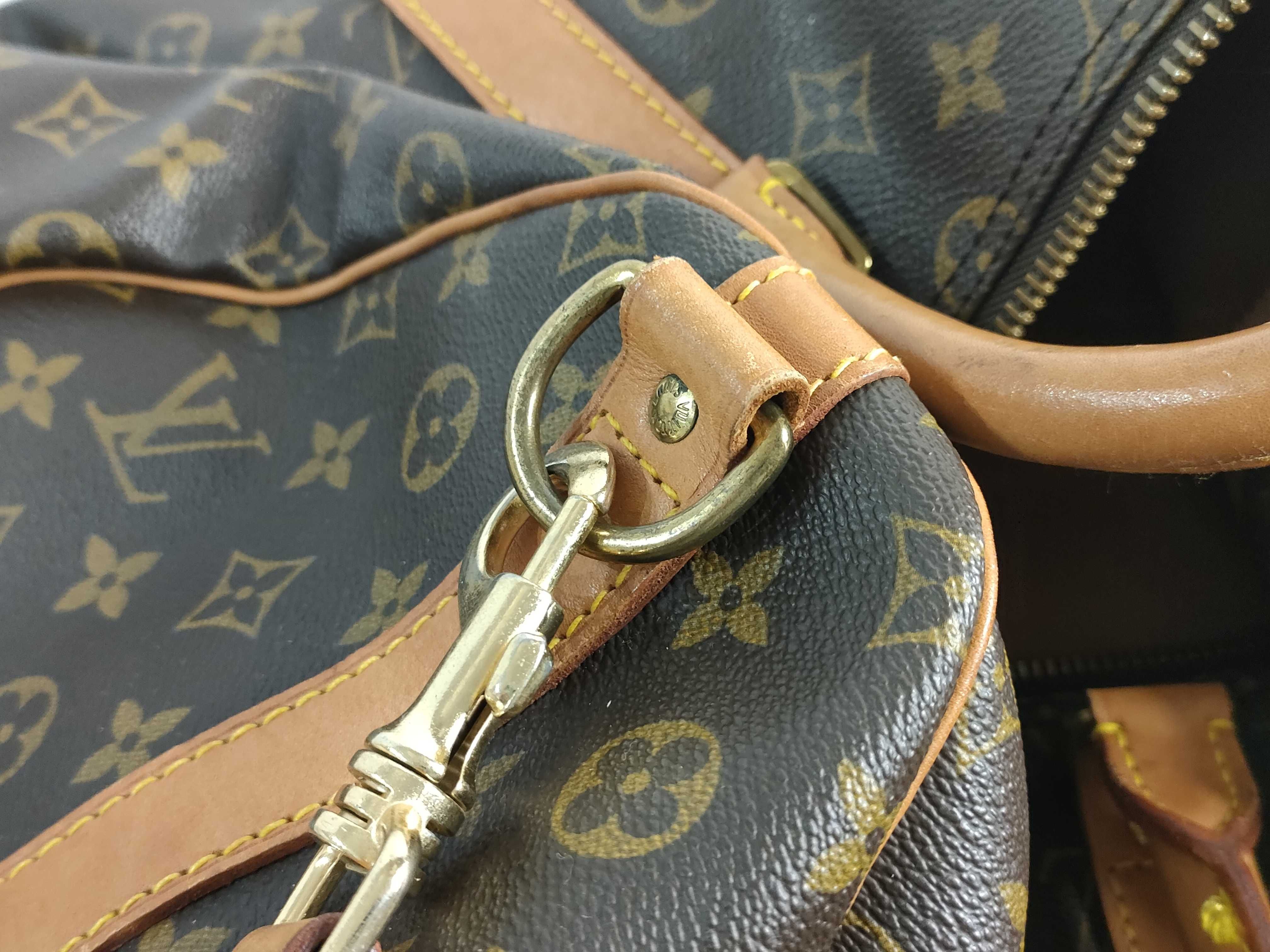 Monogram Keepall Bandoulière 55 M41414 VI874 Boston Bag — view 14