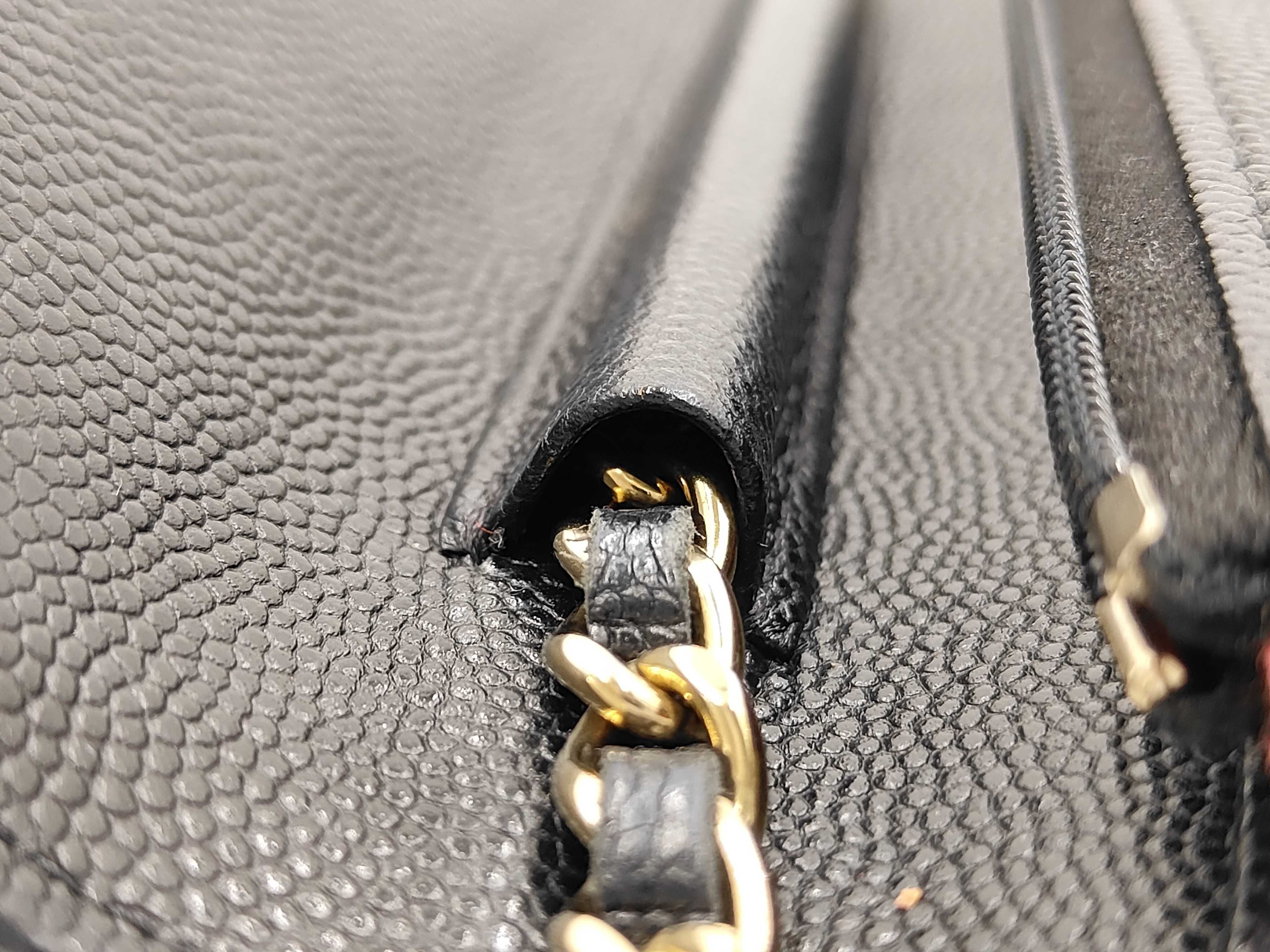 WOC Black Quilted Calfskin Chip Shoulder Bag — view 8