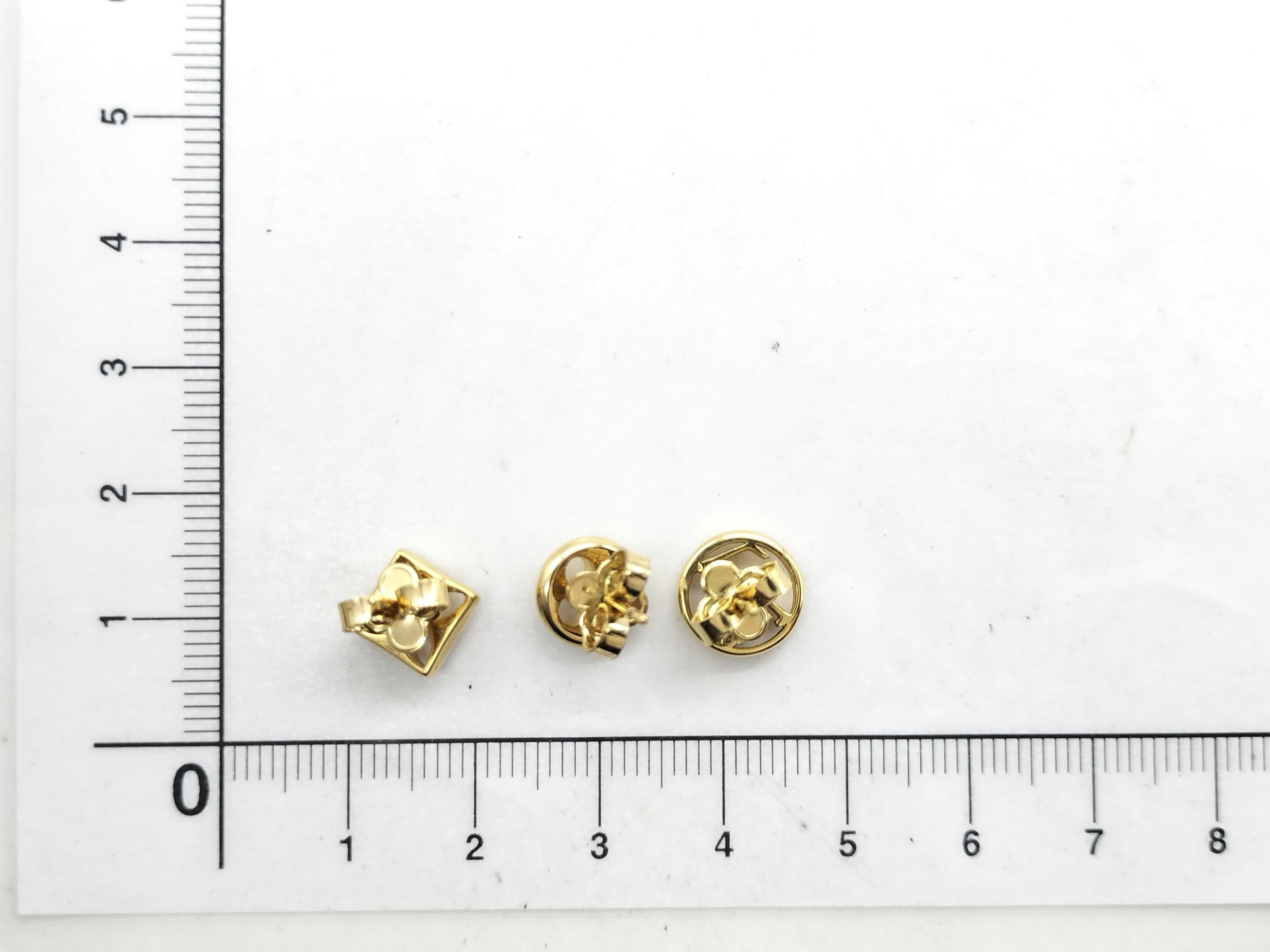 Crazy in Rock Gold Earrings — view 7