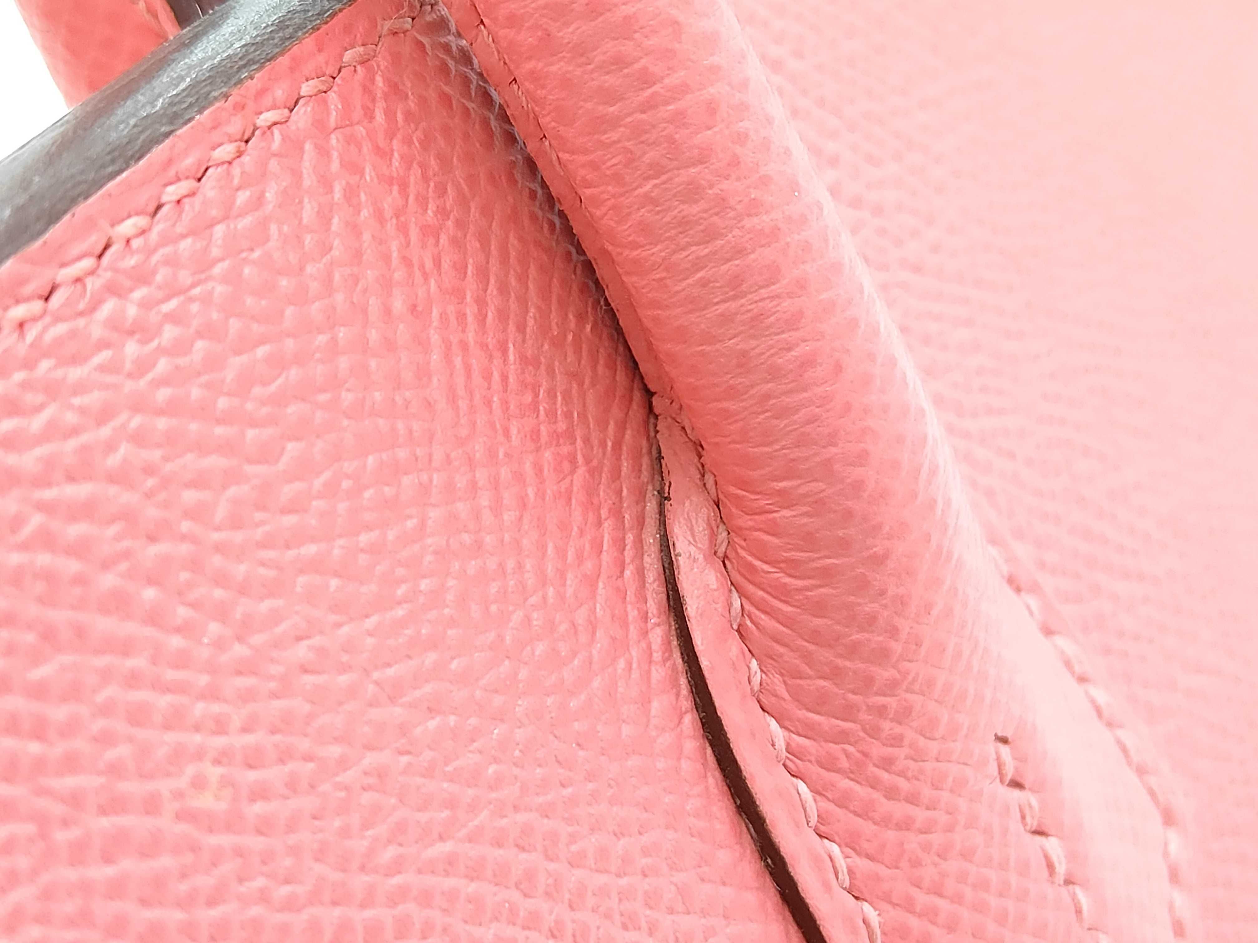 Birkin 30 Epsom leather, silver hardware, D color, pinkish handbag — view 5
