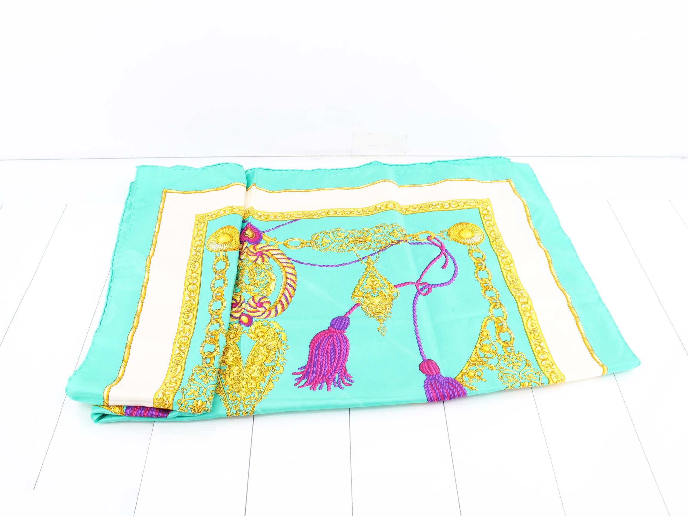 scarf with tags — view 3