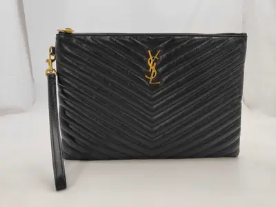 SLG CLUTCH 559193 WRISTLET BLACK Clutch Bag