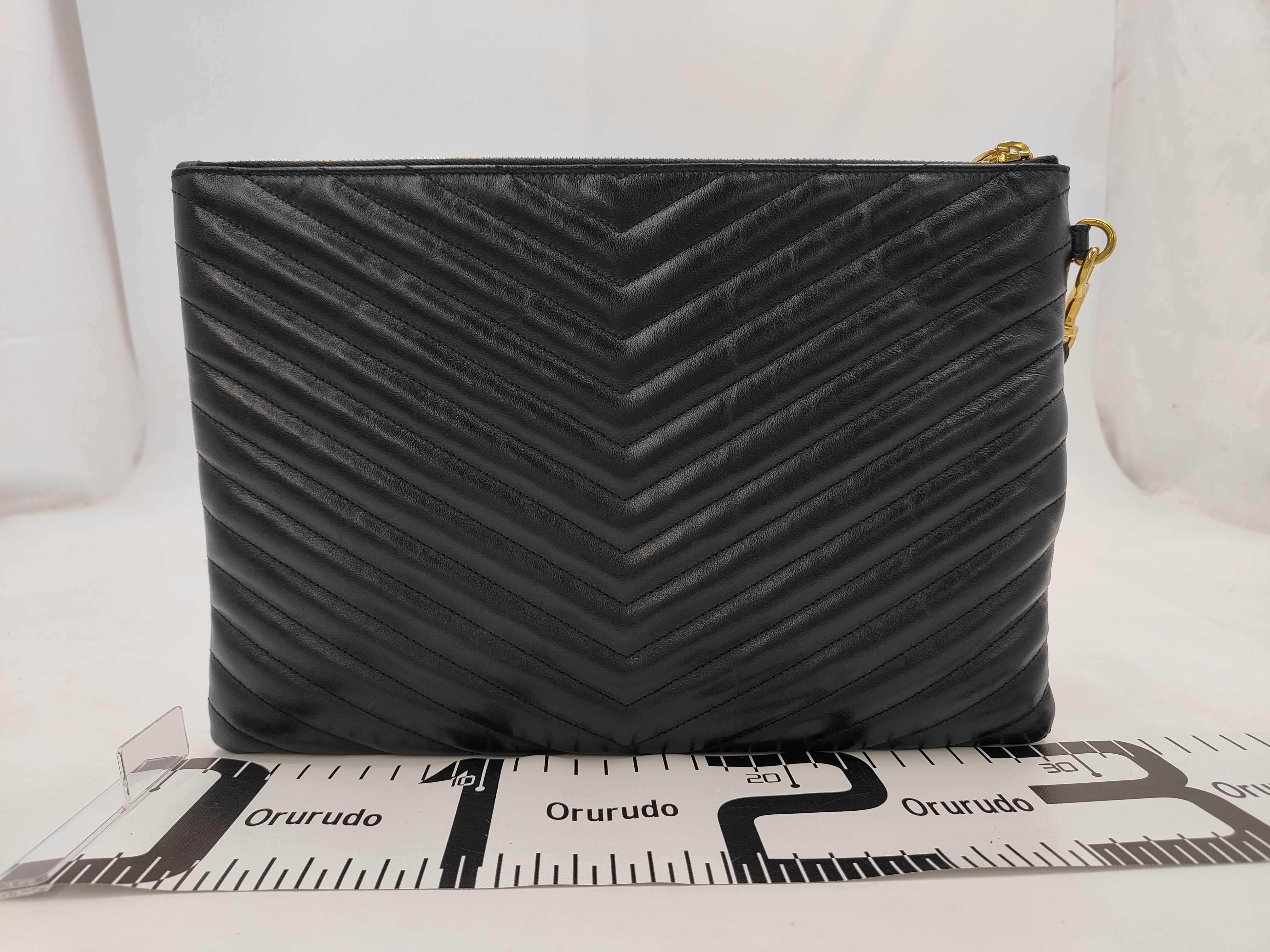 SLG CLUTCH 559193 WRISTLET BLACK Clutch Bag — view 2