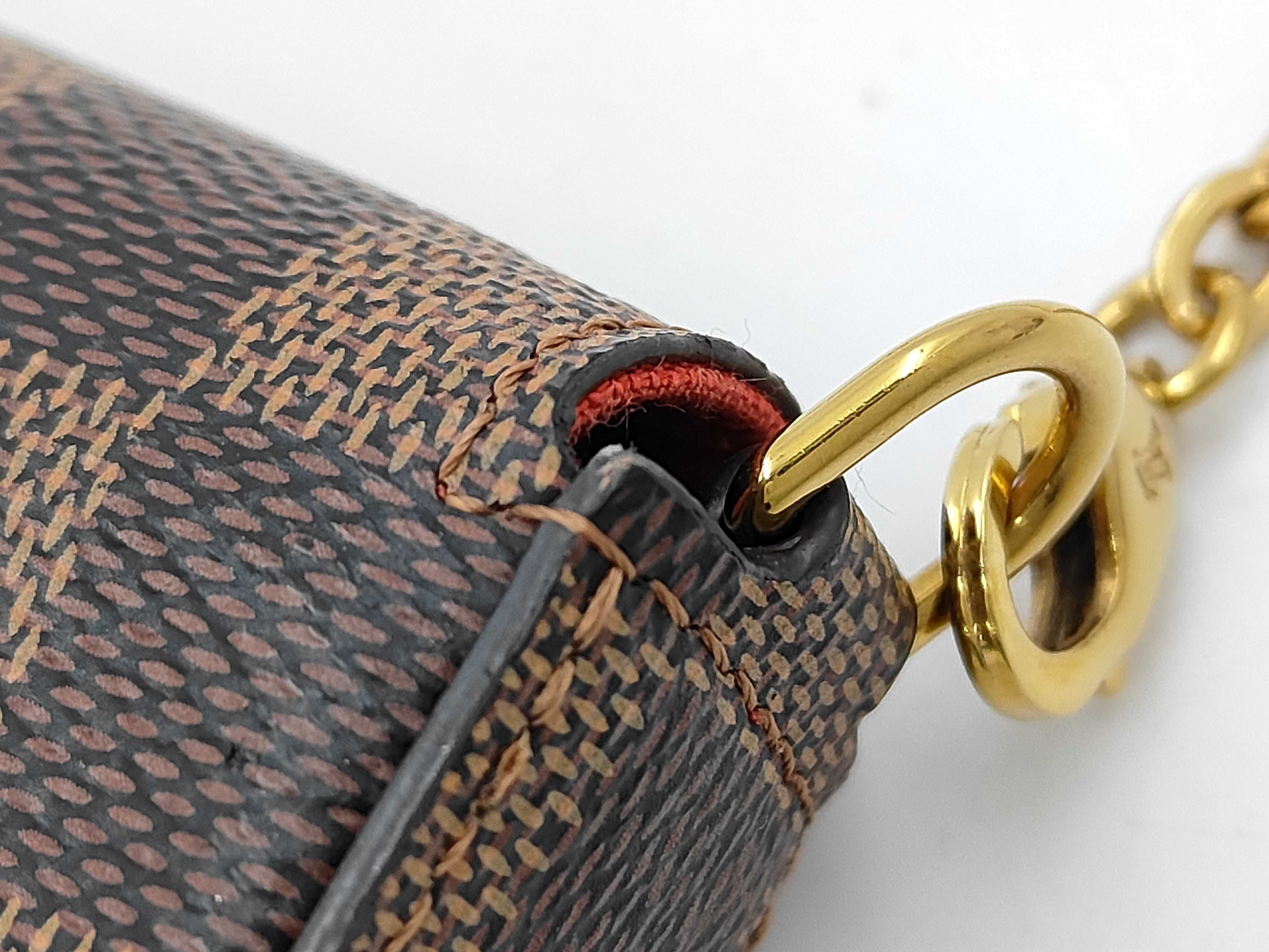 Damier Pochette Felicie 2-Way Shoulder Bag N63032 FH4240 / IC Chip, Odor Present Shoulder Bag — view 3