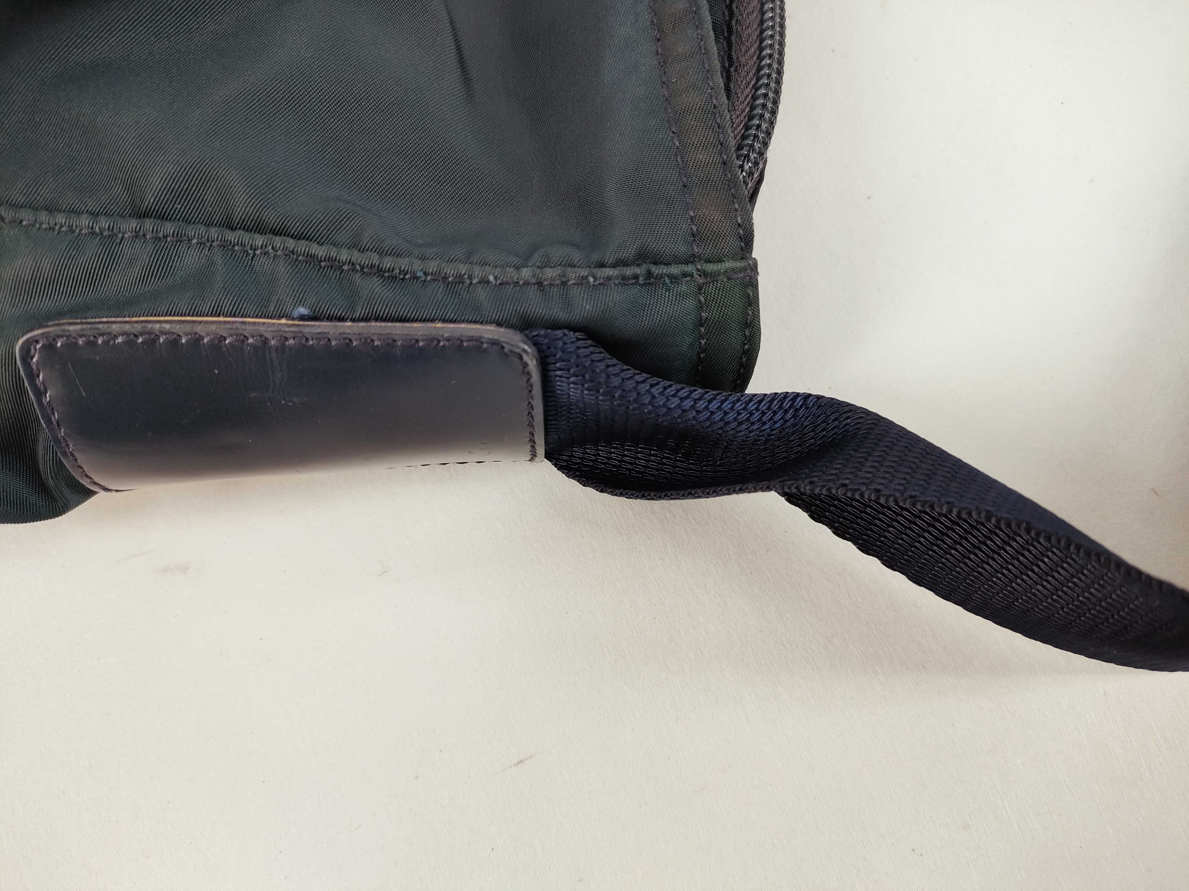 Nylon Tessuto Nylon Shoulder Bag, Navy Nylon Shoulder Bag — view 5