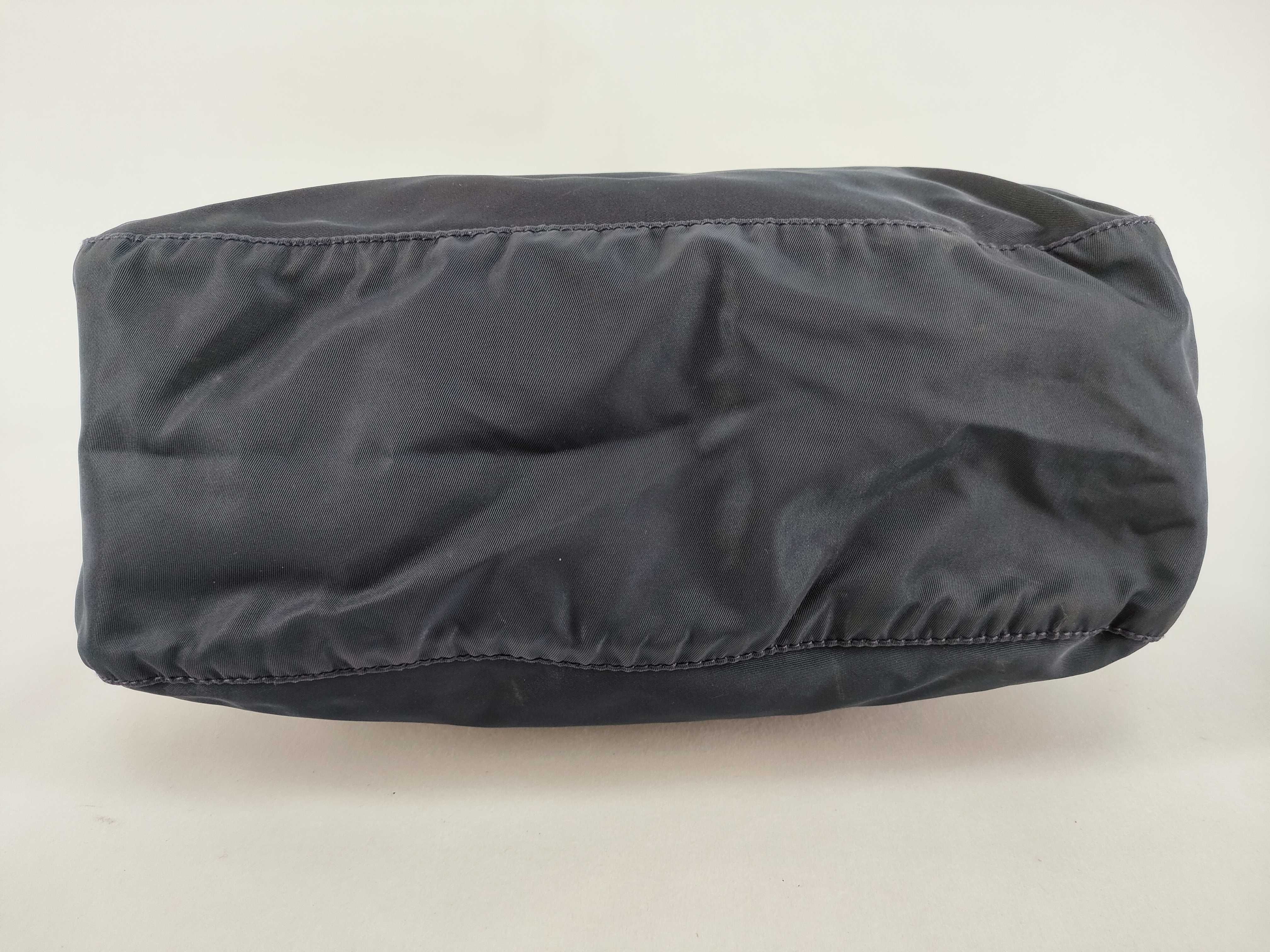 Nylon Tessuto Nylon Shoulder Bag, Navy Nylon Shoulder Bag — view 7
