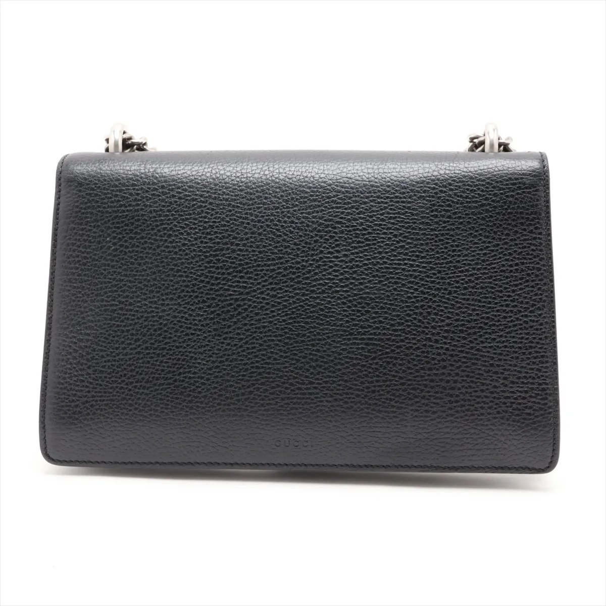 Dionysus 400249 Leather Chain Shoulder Bag, Black — view 2