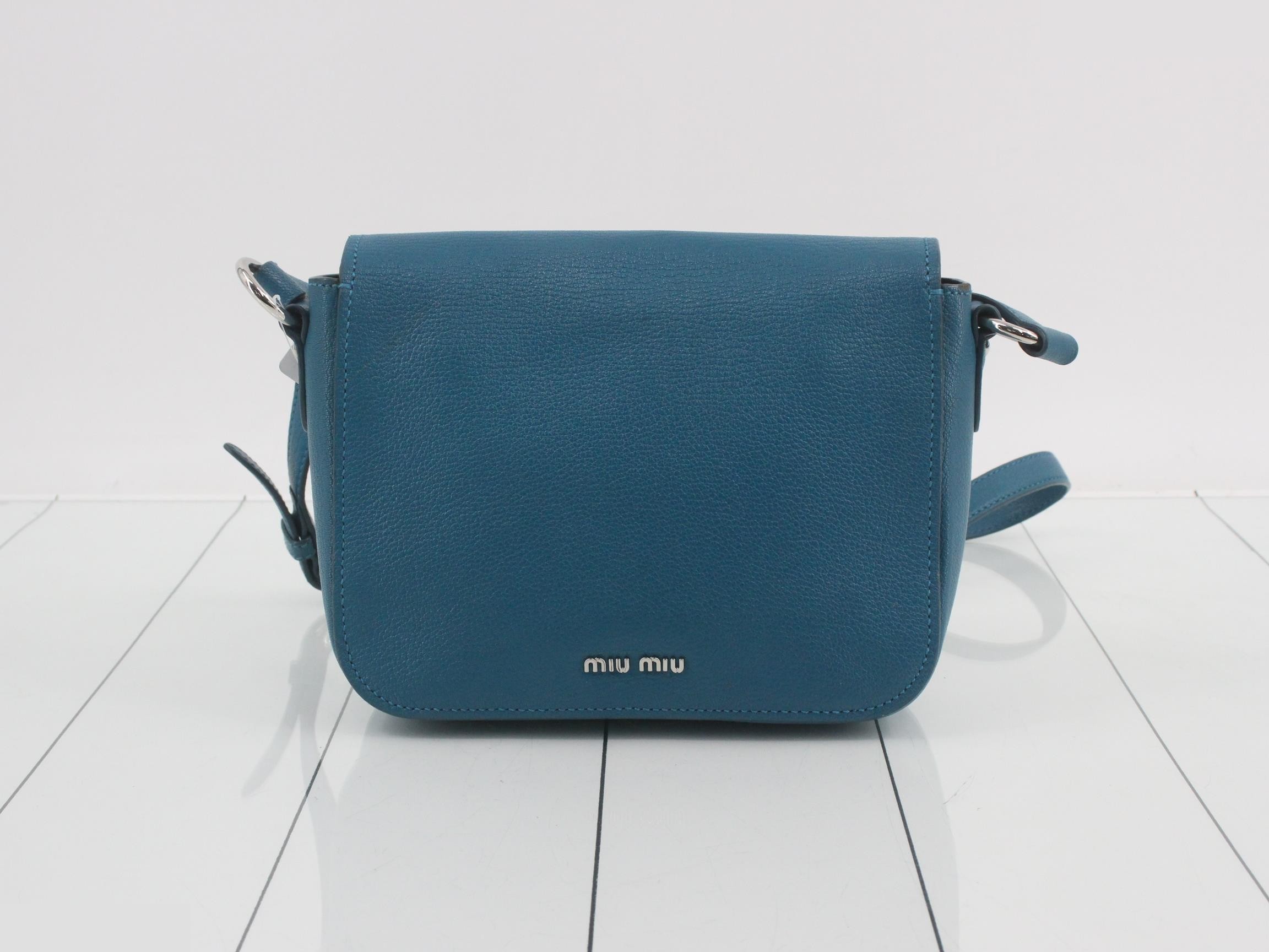Other lines: Bags/Shoulder bags, Leather, Blue — view 2