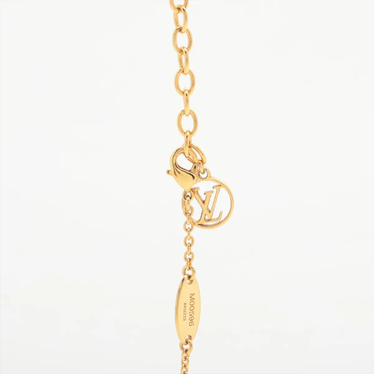 M00596 Collier LV Iconic AK0233 Necklace GP x Rhinestone Gold — view 3