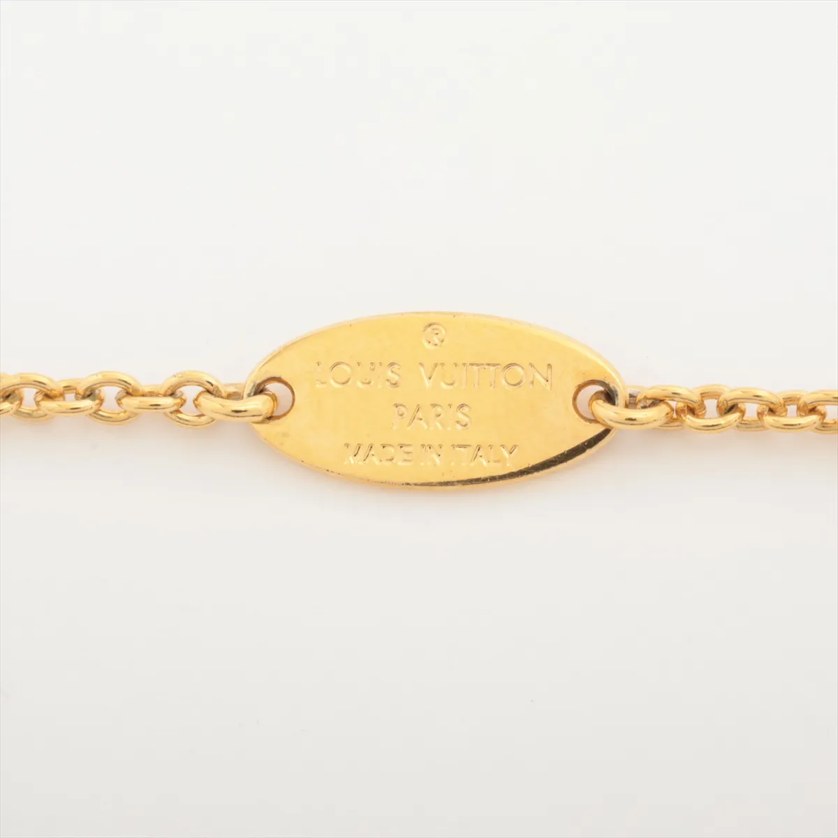 M00596 Collier LV Iconic AK0233 Necklace GP x Rhinestone Gold — view 4