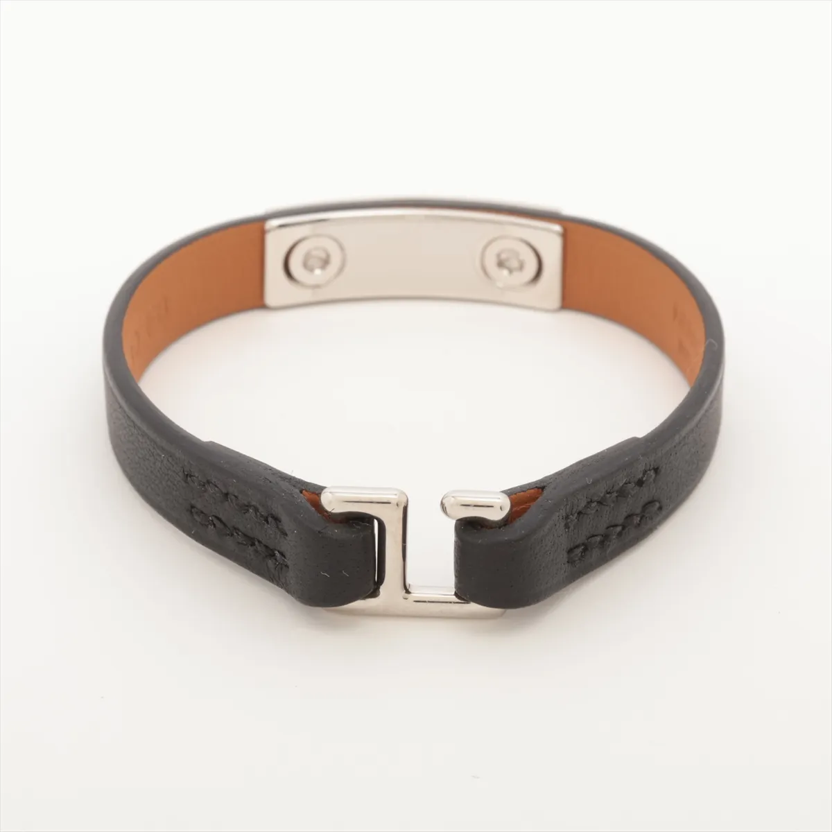 Rival Mini B:2023 Bracelet, GP x Leather, Black x Silver, Scratches — view 2