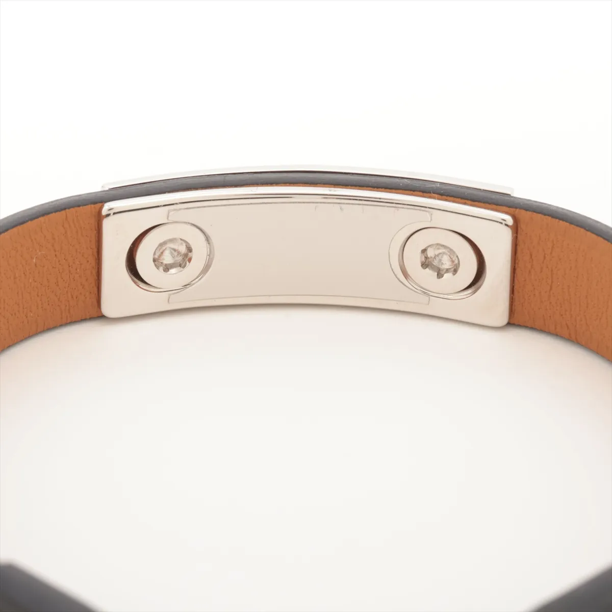 Rival Mini B:2023 Bracelet, GP x Leather, Black x Silver, Scratches — view 4