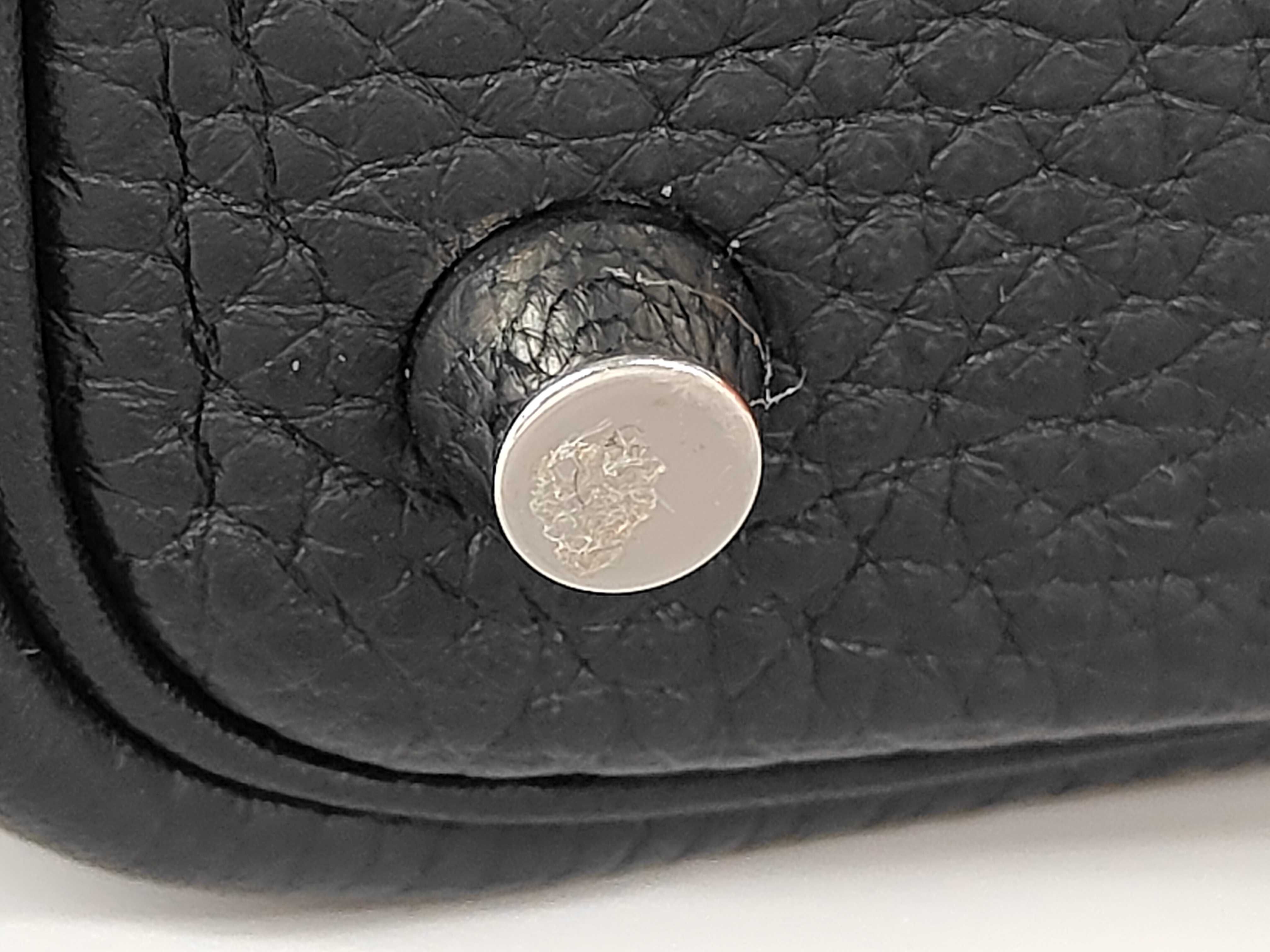 Picotin Lock 18 PM Handbag, Taurillon Clemence Leather, Black, Silver Hardware, Year: 2020 — view 14