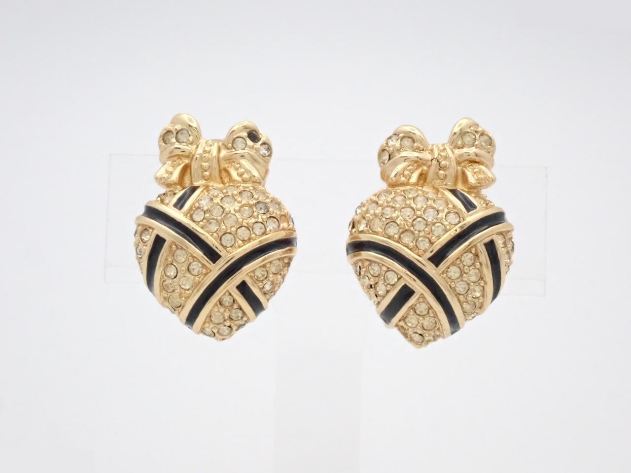 Rhinestone earrings