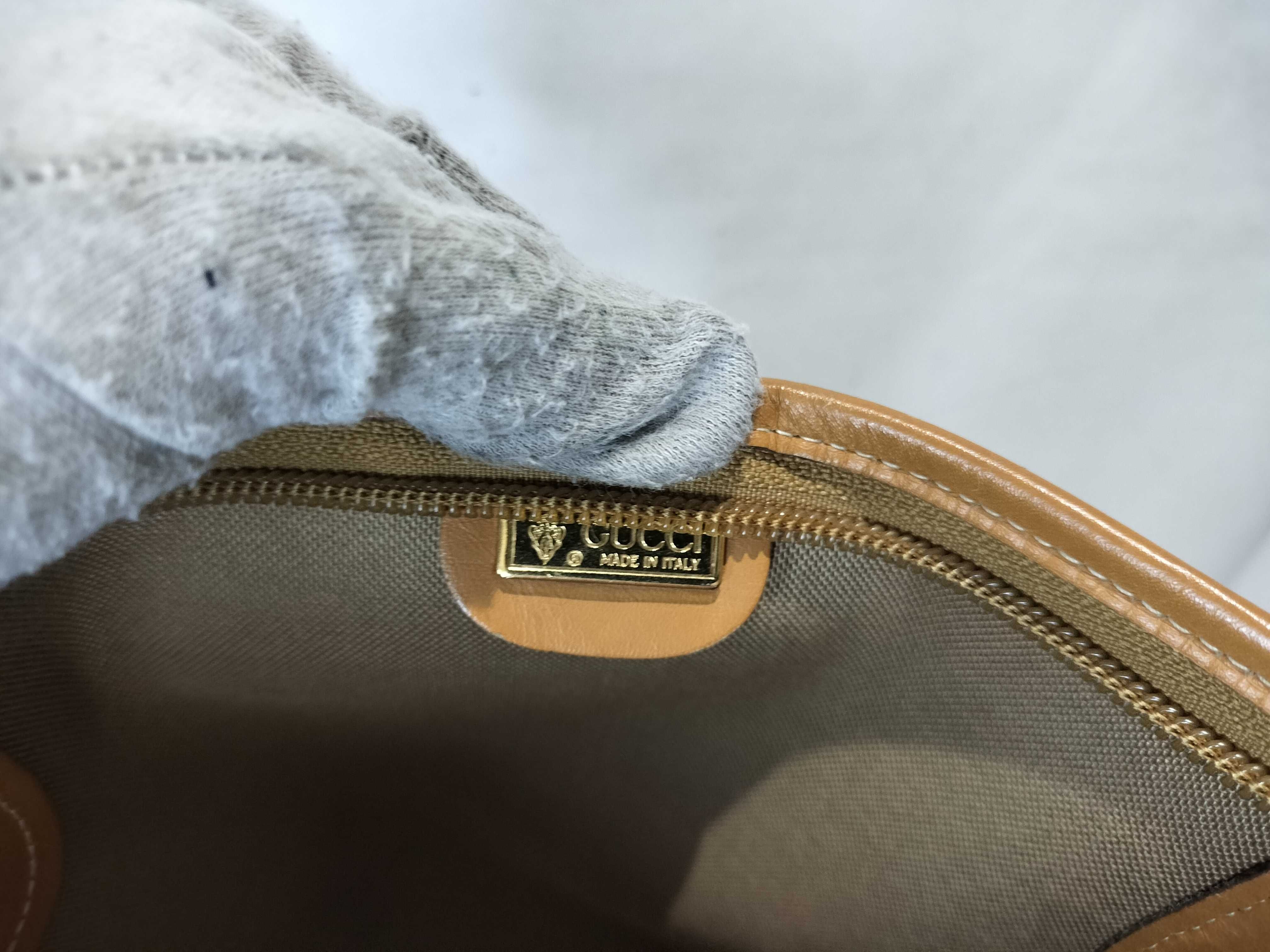 GG Supreme x Sherry Handle Old Gucci Tote Bag Handbag — view 11