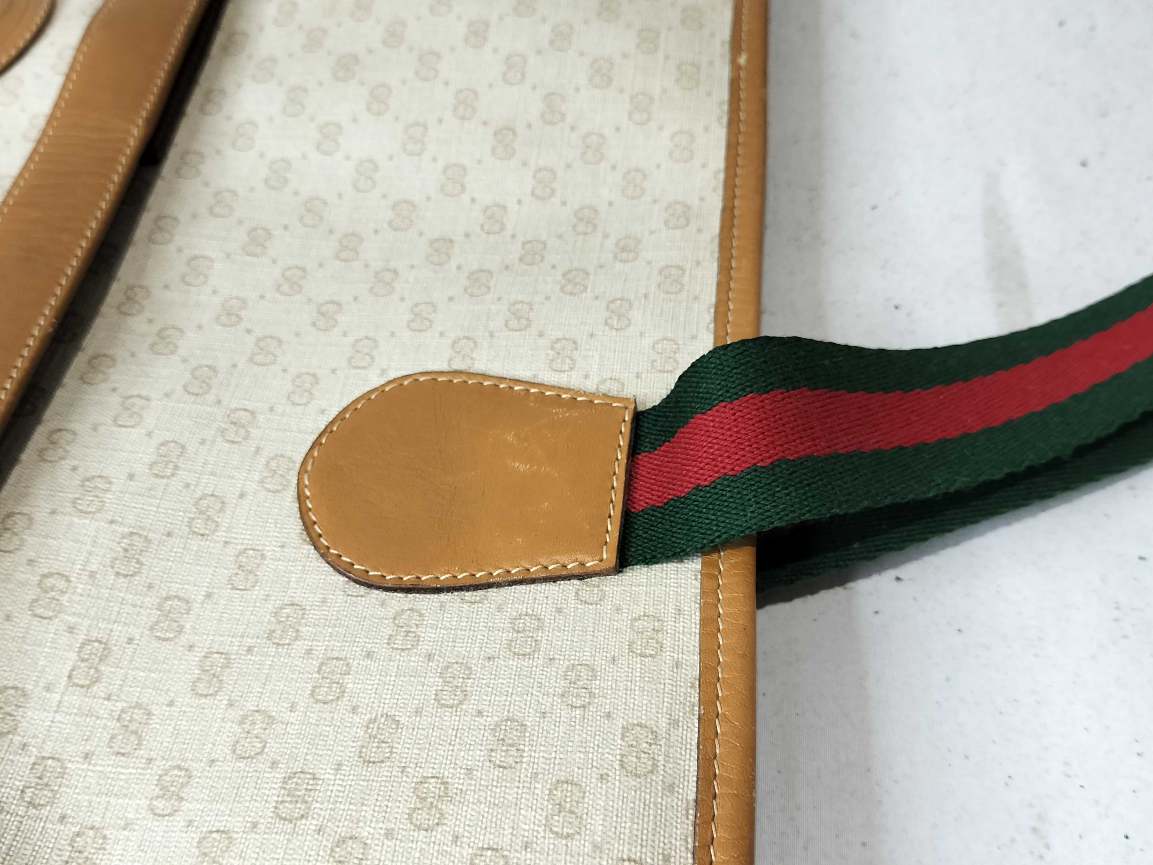 GG Supreme x Sherry Handle Old Gucci Tote Bag Handbag — view 6