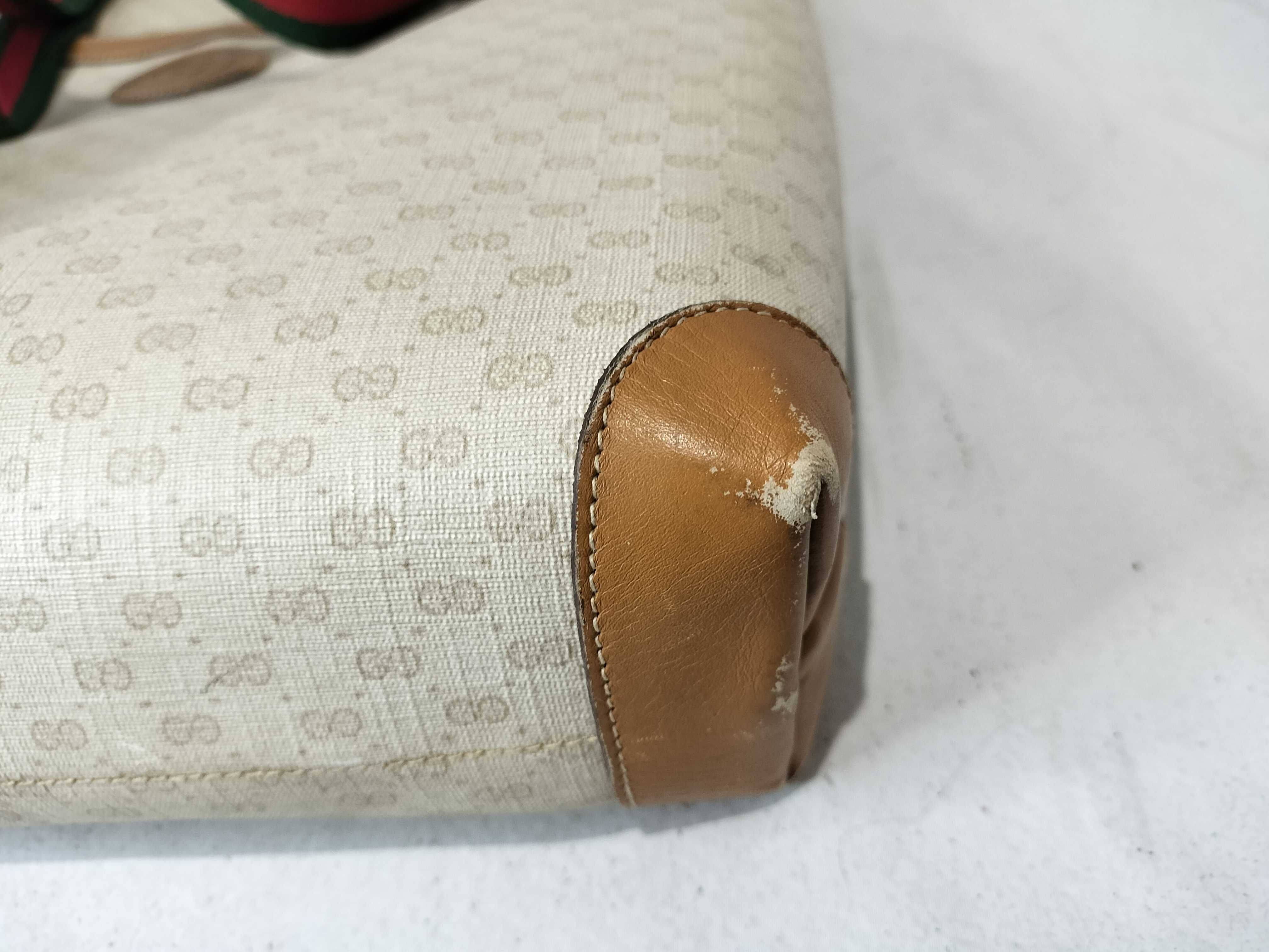 GG Supreme x Sherry Handle Old Gucci Tote Bag Handbag — view 7