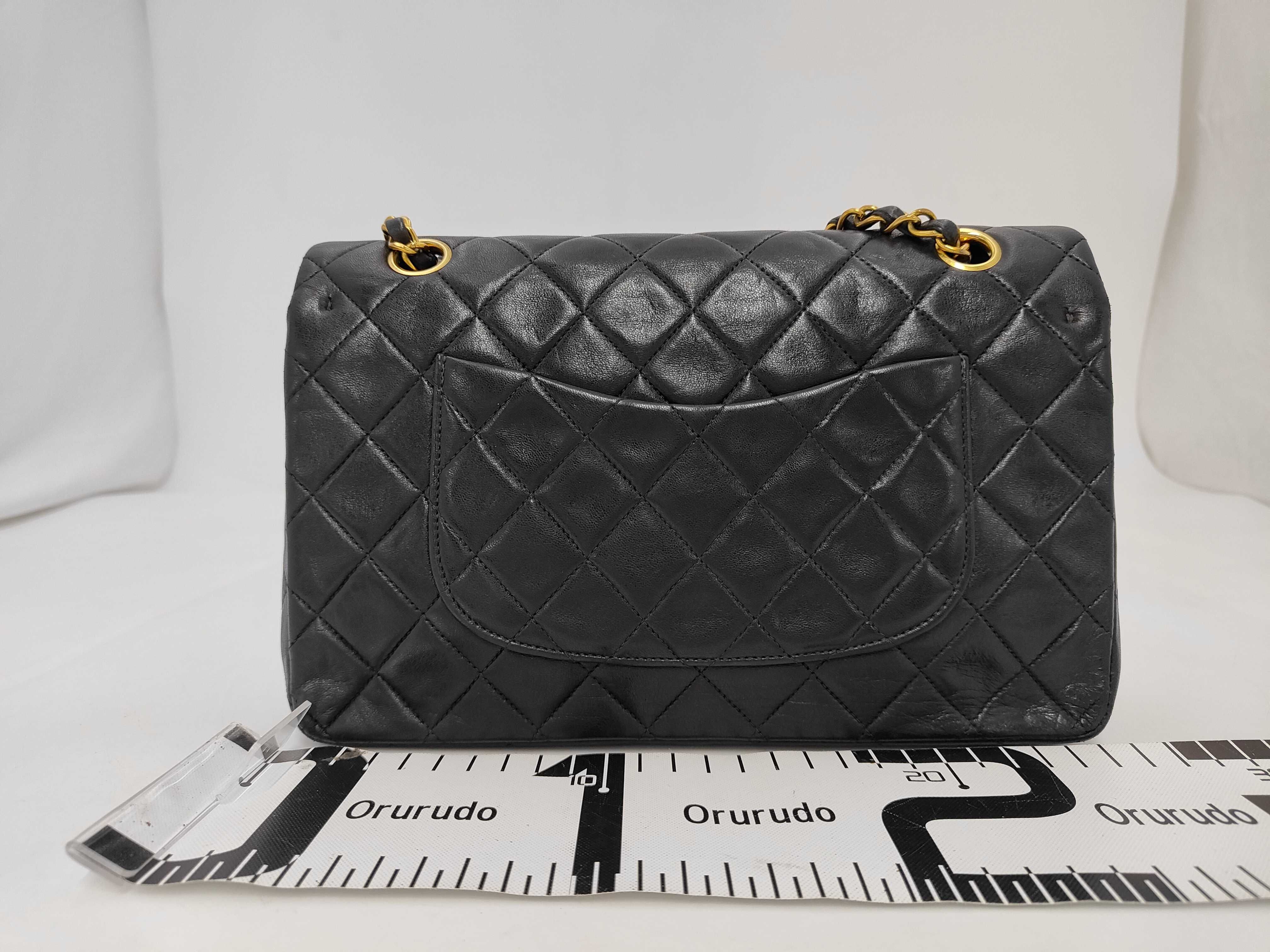 Matelassé 25 Double Flap Double Chain Lambskin Shoulder Bag — view 2