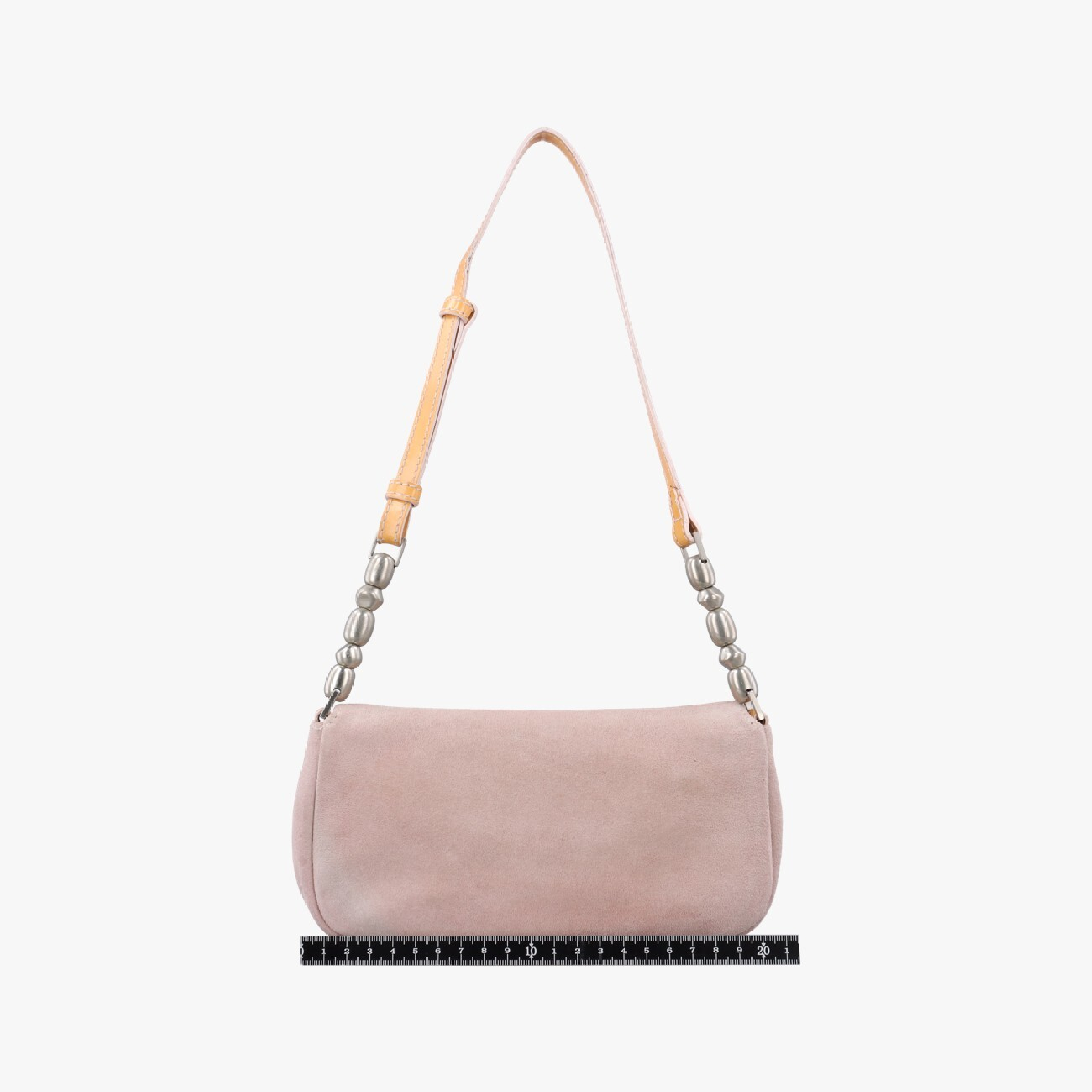 Maris Pearl Pink Suede Shoulder Bag RU0050 — view 2