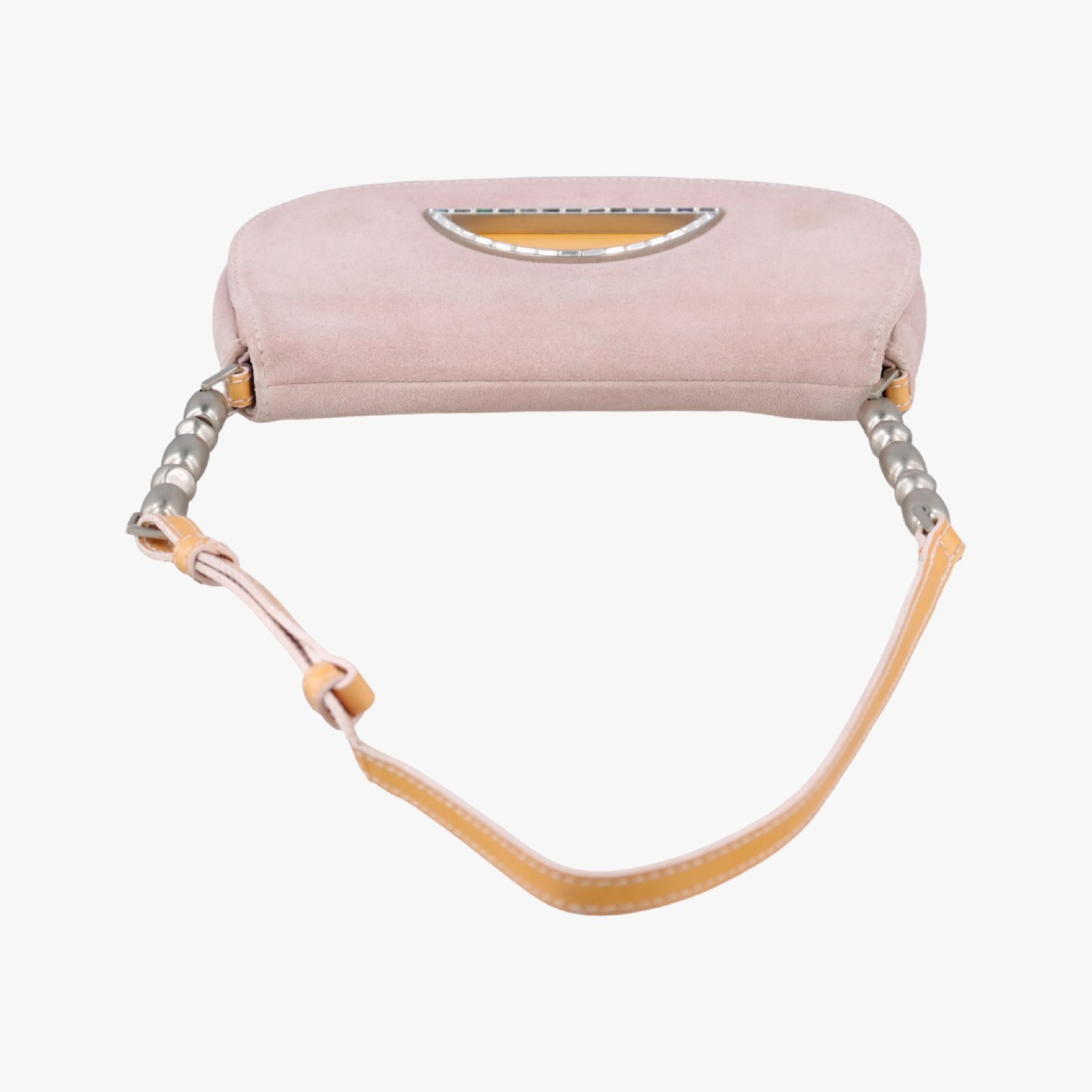 Maris Pearl Pink Suede Shoulder Bag RU0050 — view 5