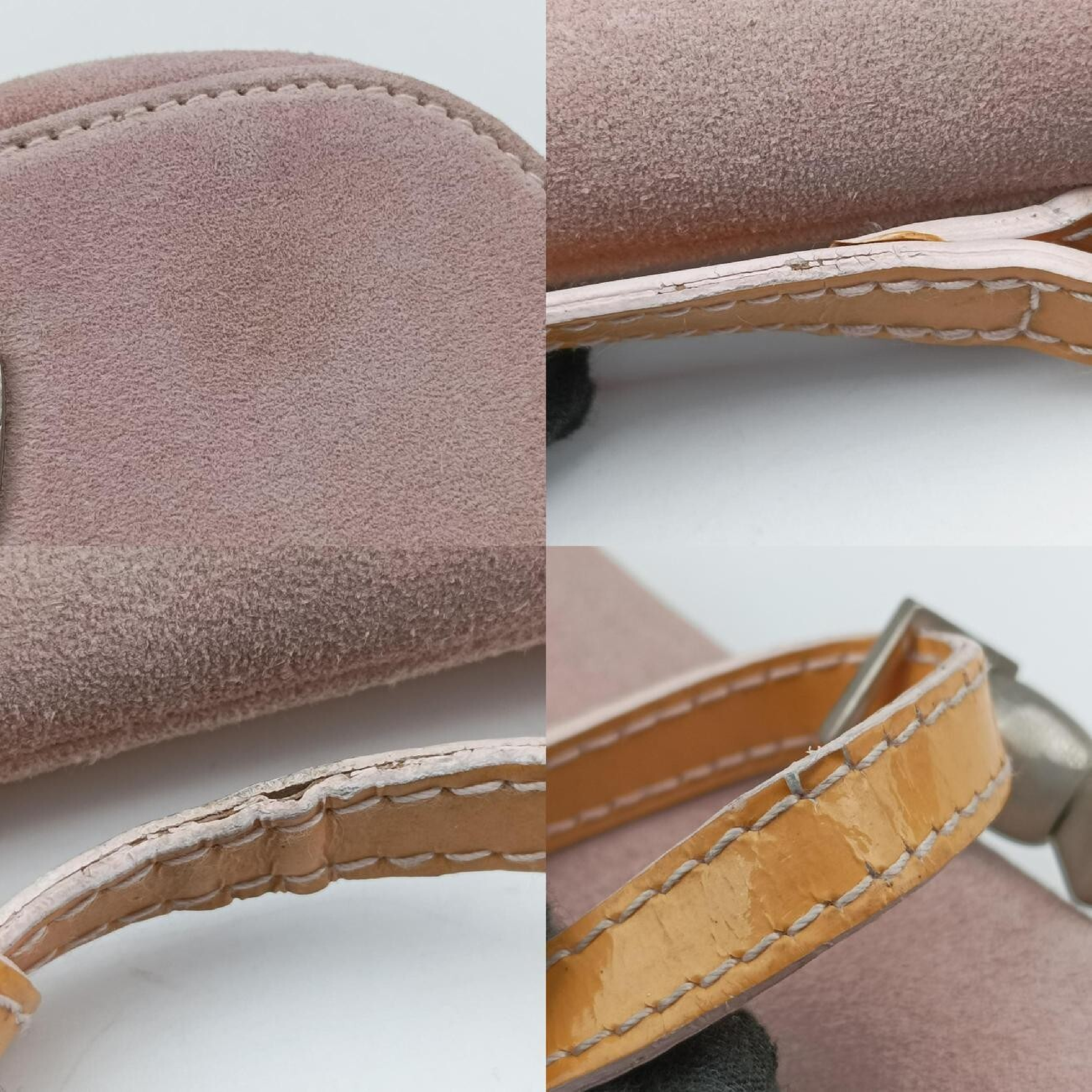 Maris Pearl Pink Suede Shoulder Bag RU0050 — view 10