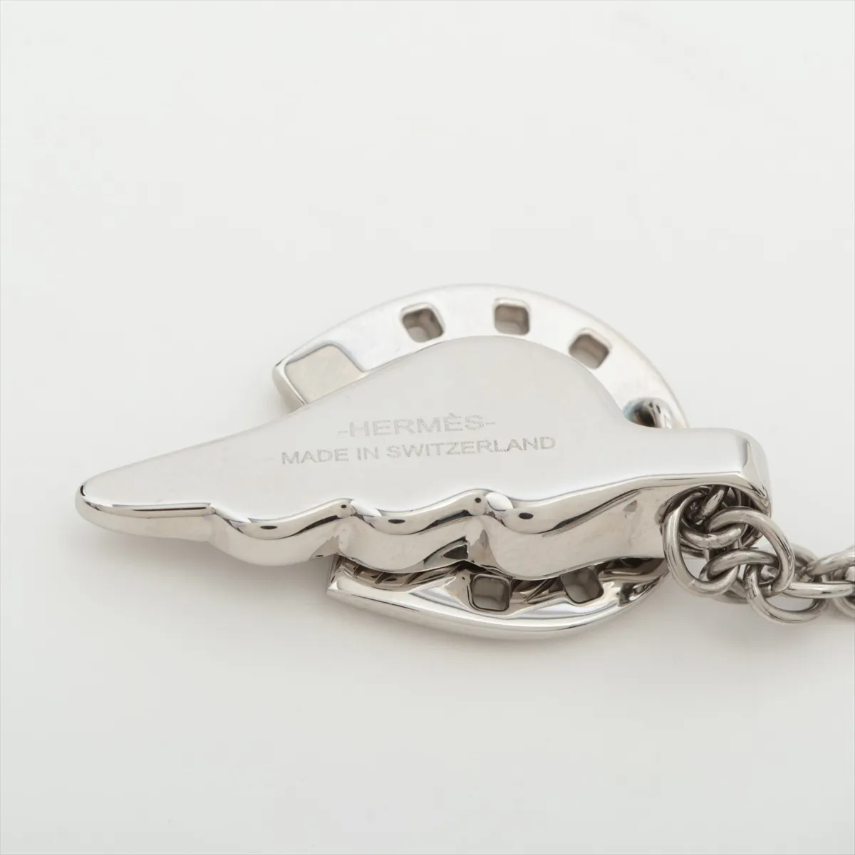 Bon Voyage Charm Metal Silver Thread Dull — view 3