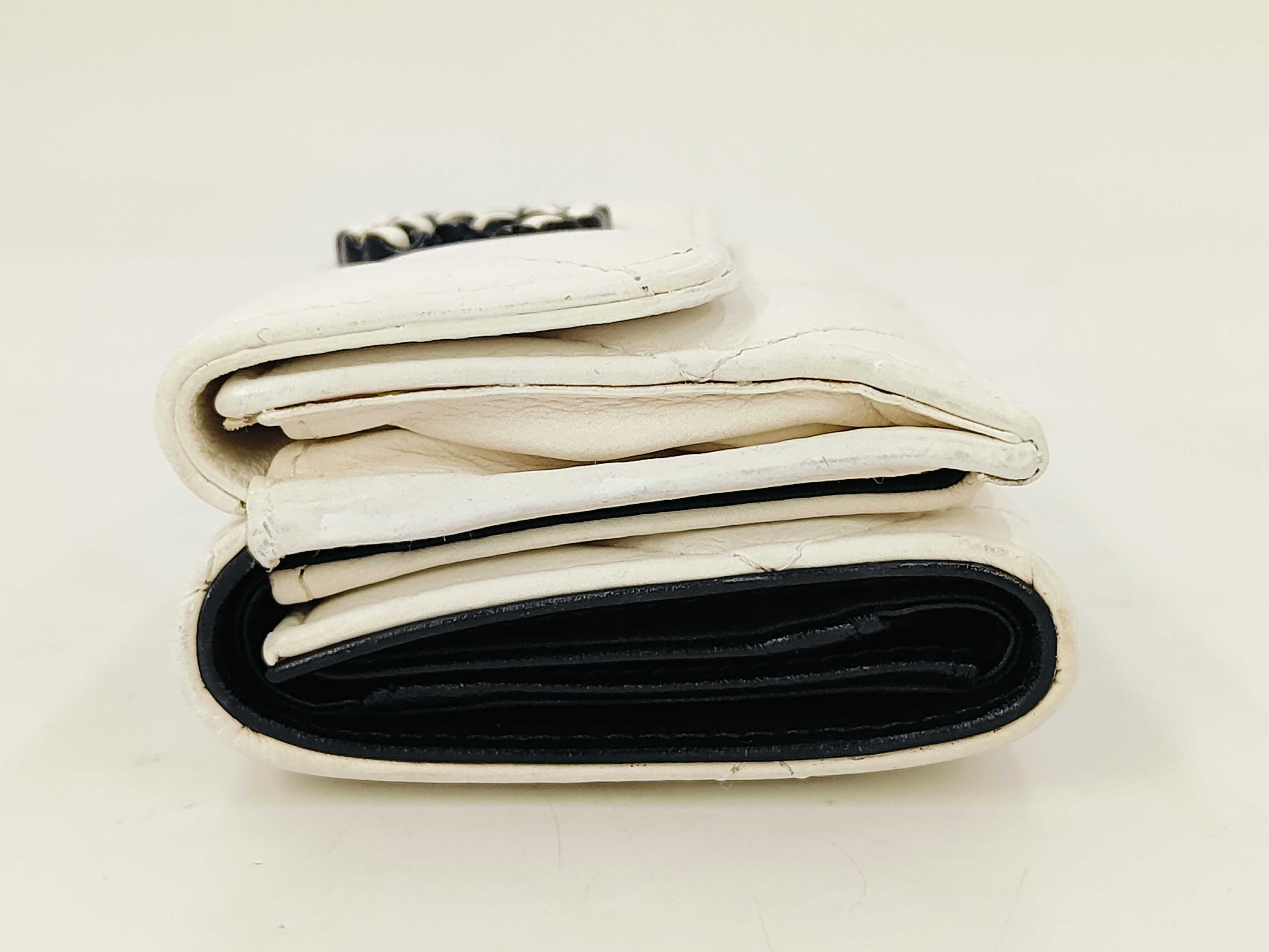 Tri-fold Wallet WHITE Lambskin AP3711 — view 6