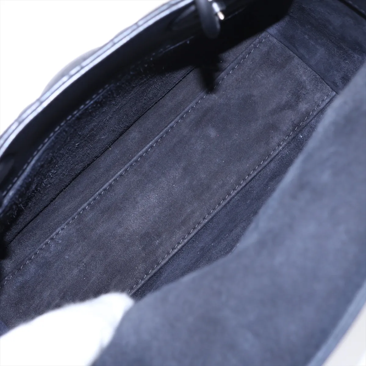 Cannage My Lady Dior Leather 2-Way Handbag, Black, with Charm — view 8