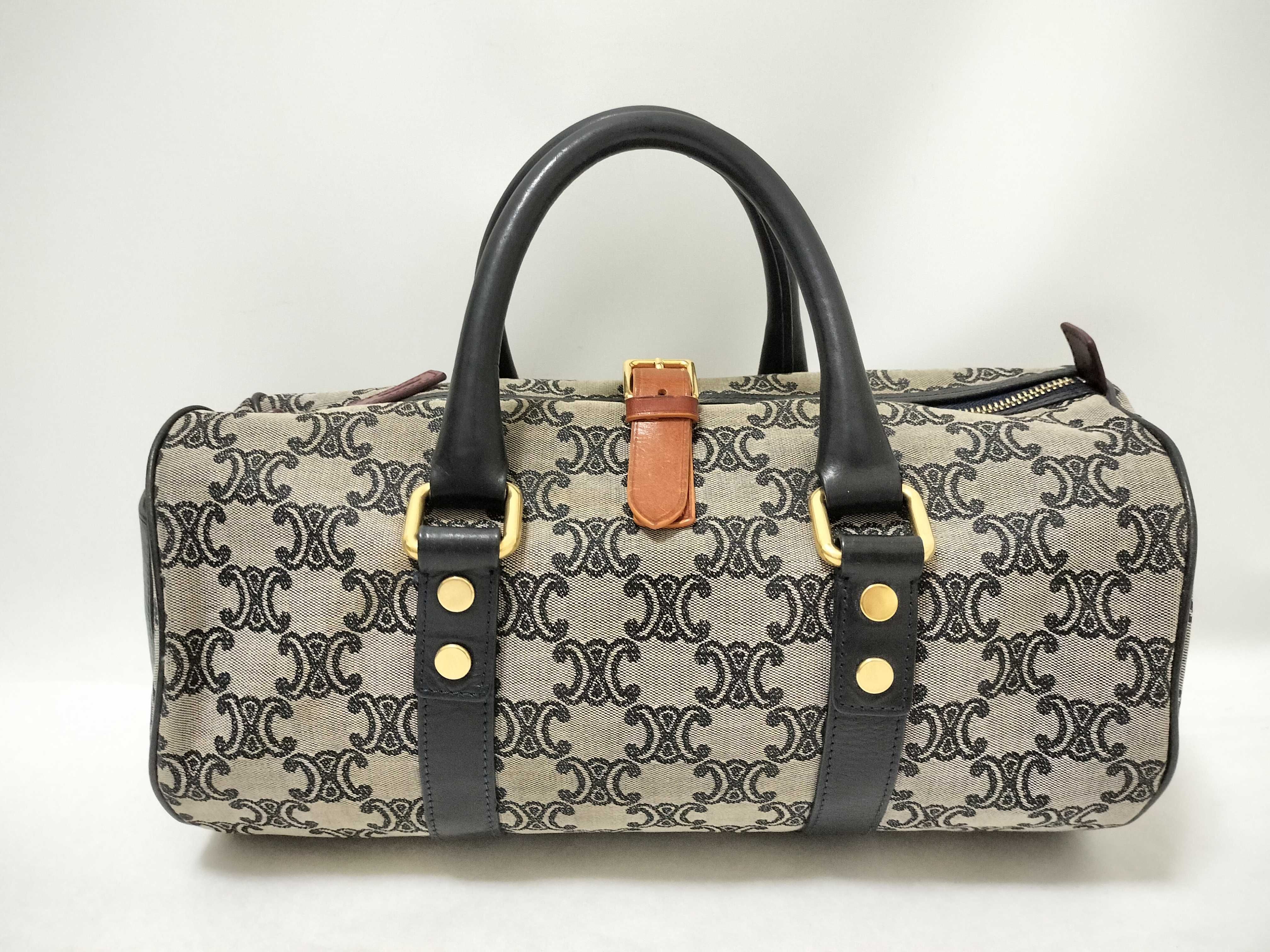 Macadam Handbag, Gray Canvas Handbag