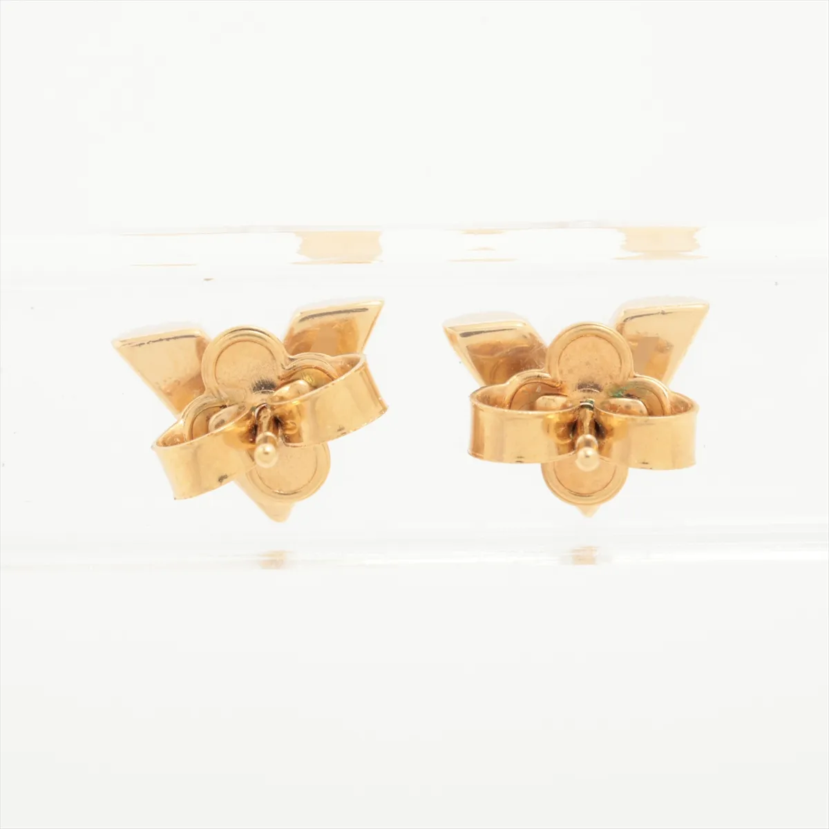 M68153 Essential V LE4265 Earrings (Pair) GP Gold. Shows signs of wear, — view 2