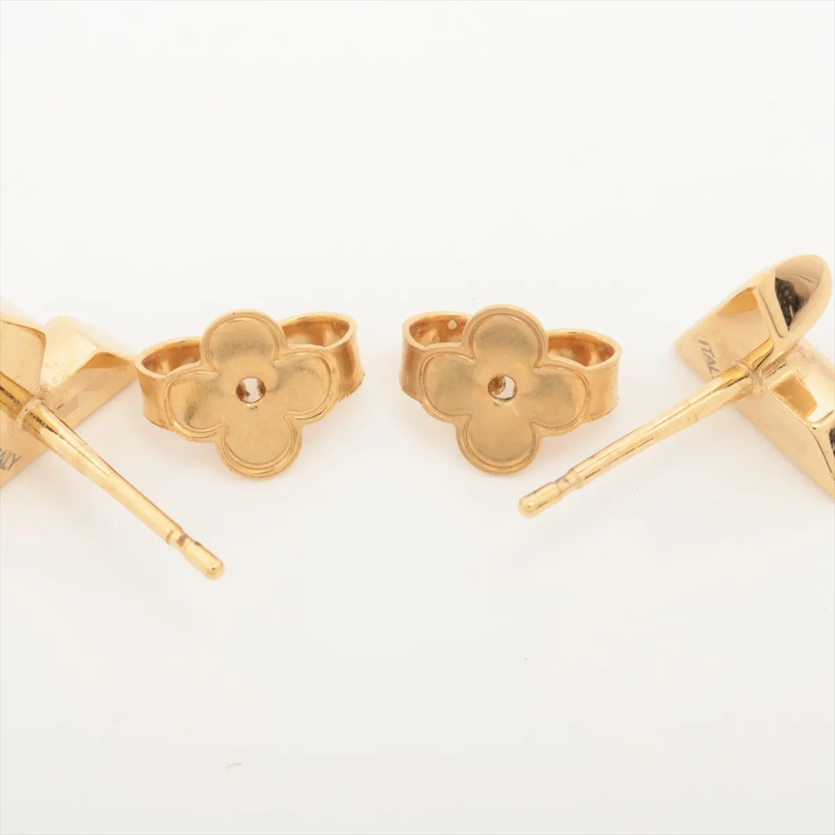 M68153 Essential V LE4265 Earrings (Pair) GP Gold. Shows signs of wear, — view 4