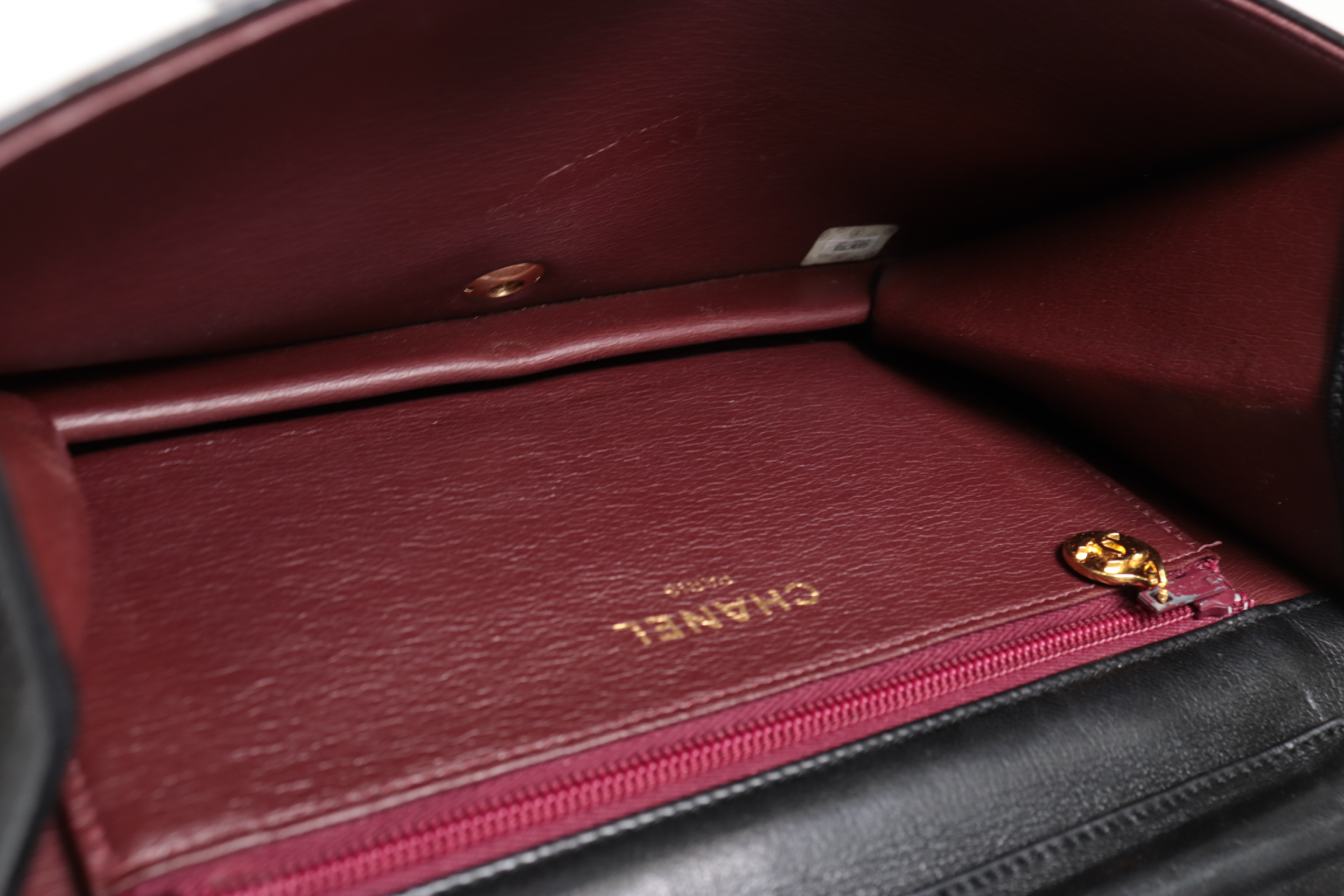 Push-Lock Lambskin Chain Shoulder Bag (Series 5) — view 8