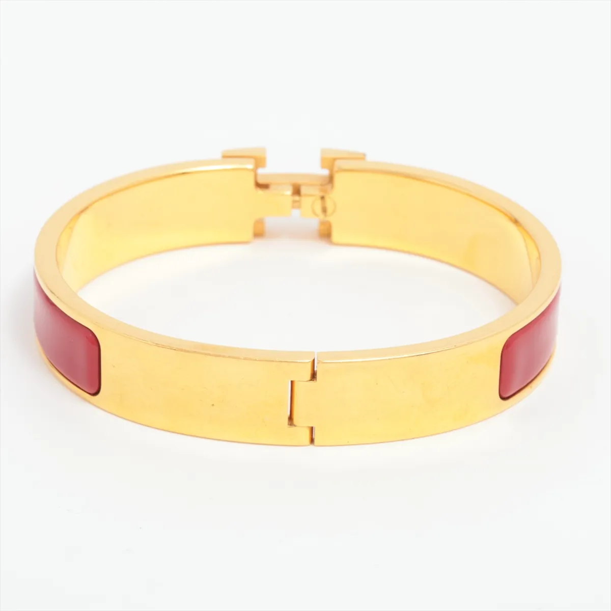 Click H Bangle Fan Bangle GP Red x Gold — view 2