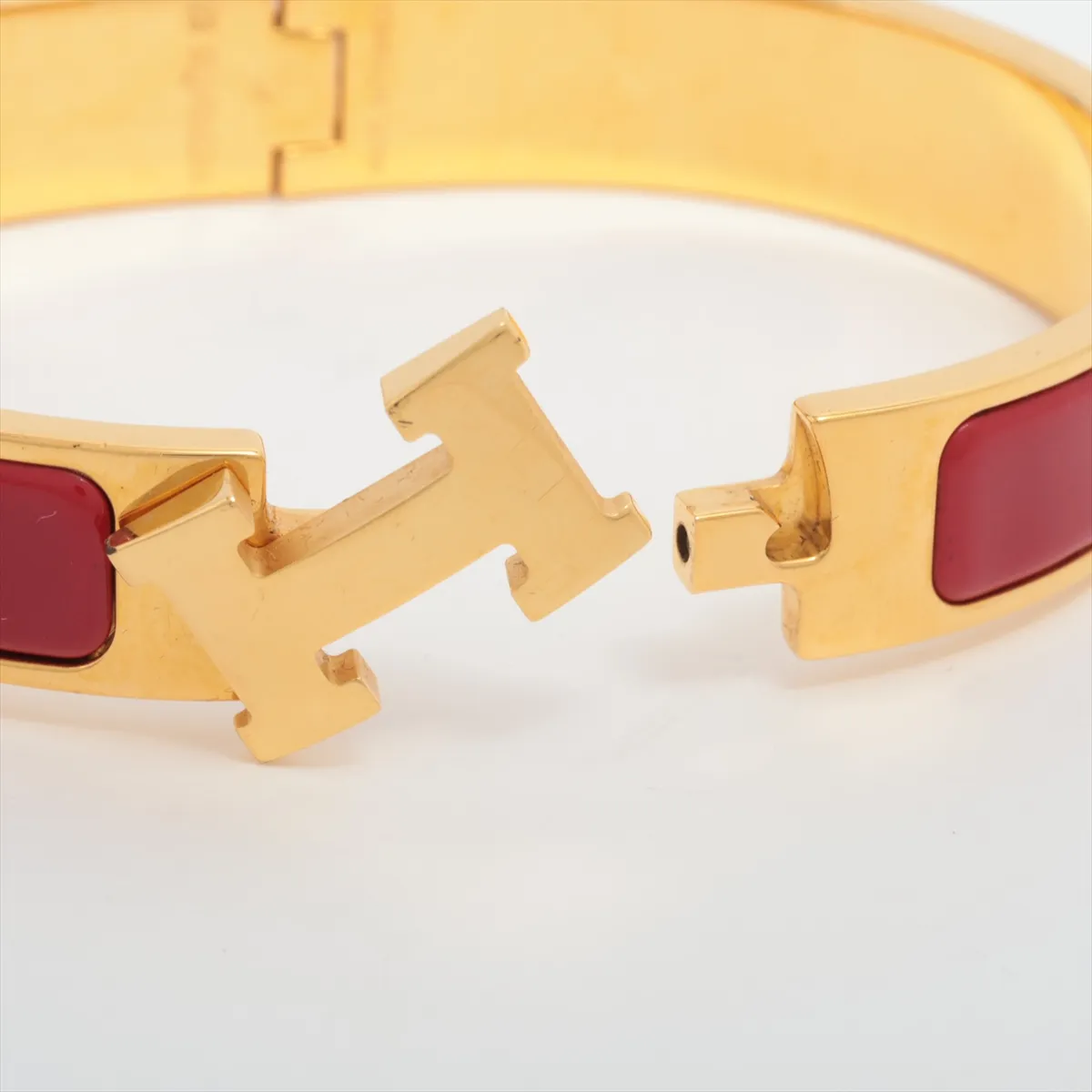 Click H Bangle Fan Bangle GP Red x Gold — view 5