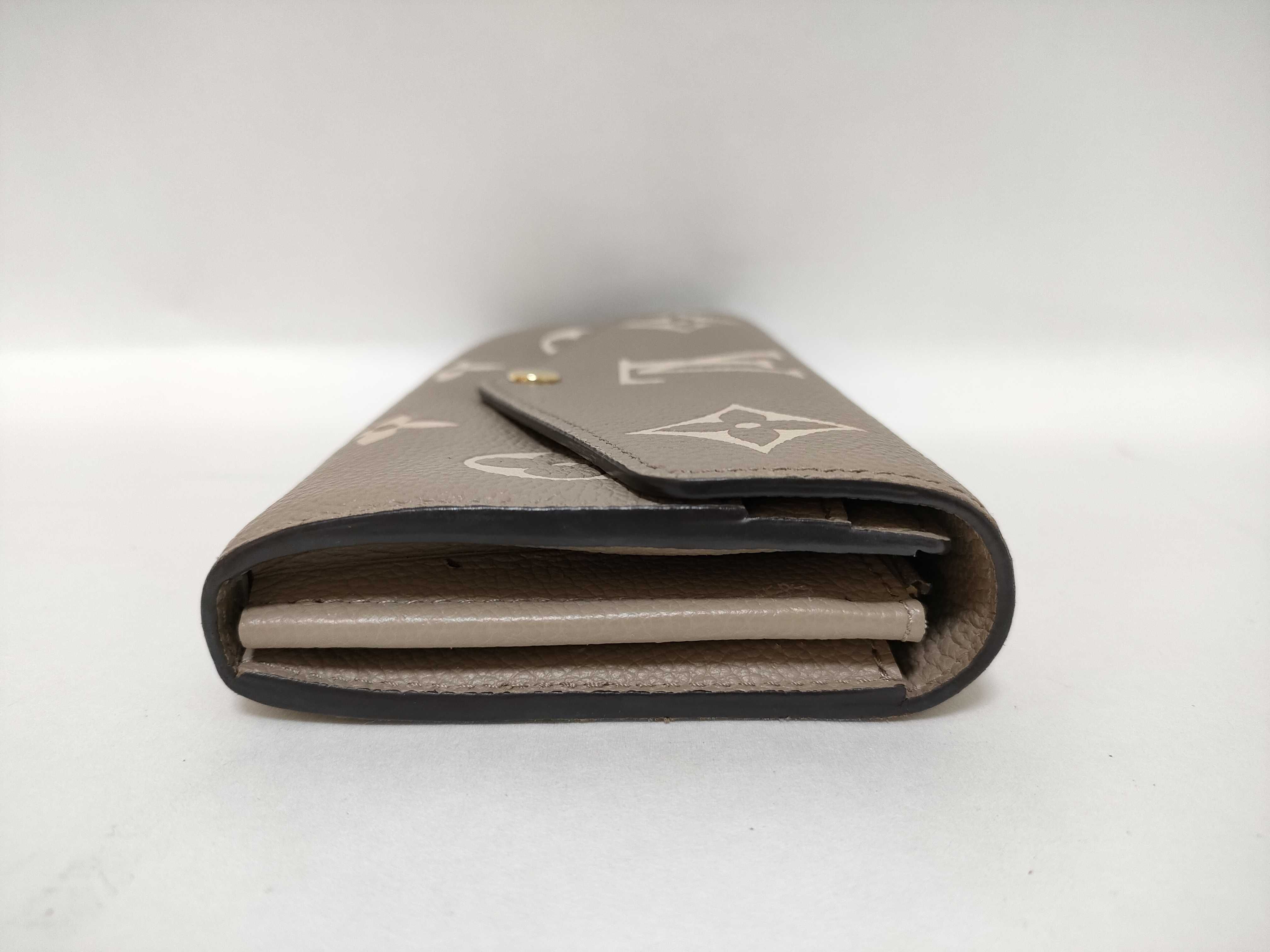Bicolor Monogram Empreinte Portefeuille Sarah NM Long Wallet M81049 Wallet — view 3