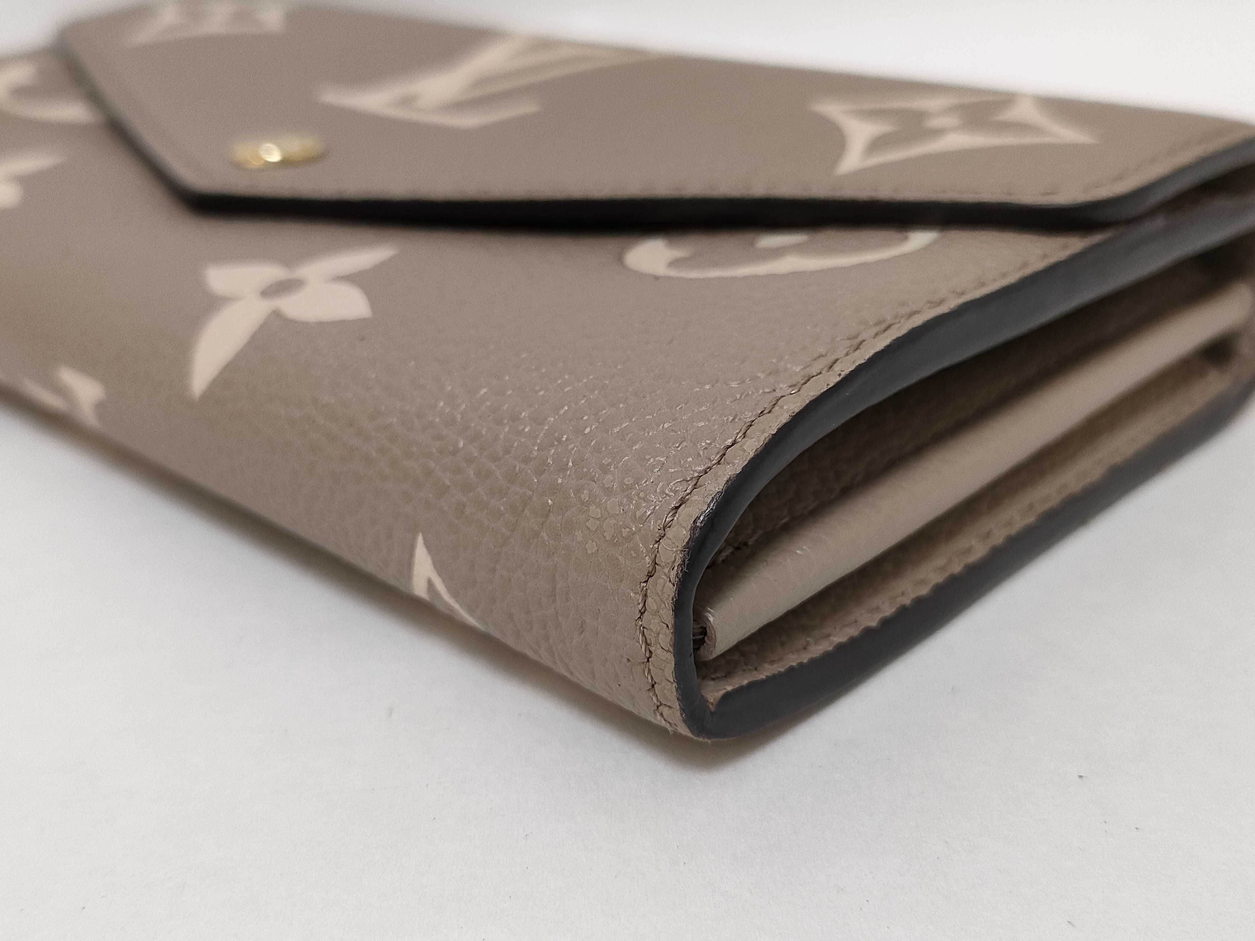 Bicolor Monogram Empreinte Portefeuille Sarah NM Long Wallet M81049 Wallet — view 4