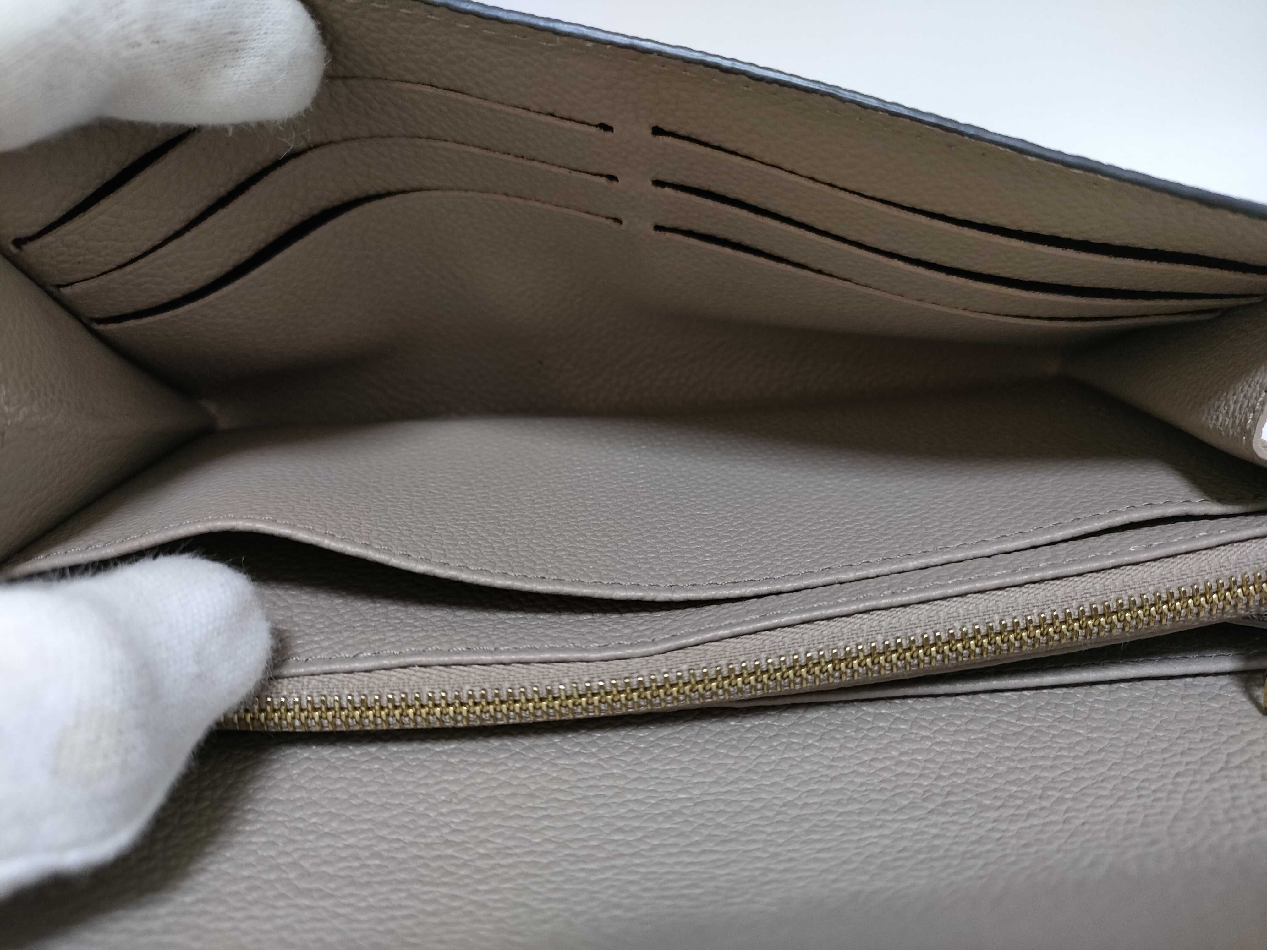 Bicolor Monogram Empreinte Portefeuille Sarah NM Long Wallet M81049 Wallet — view 10