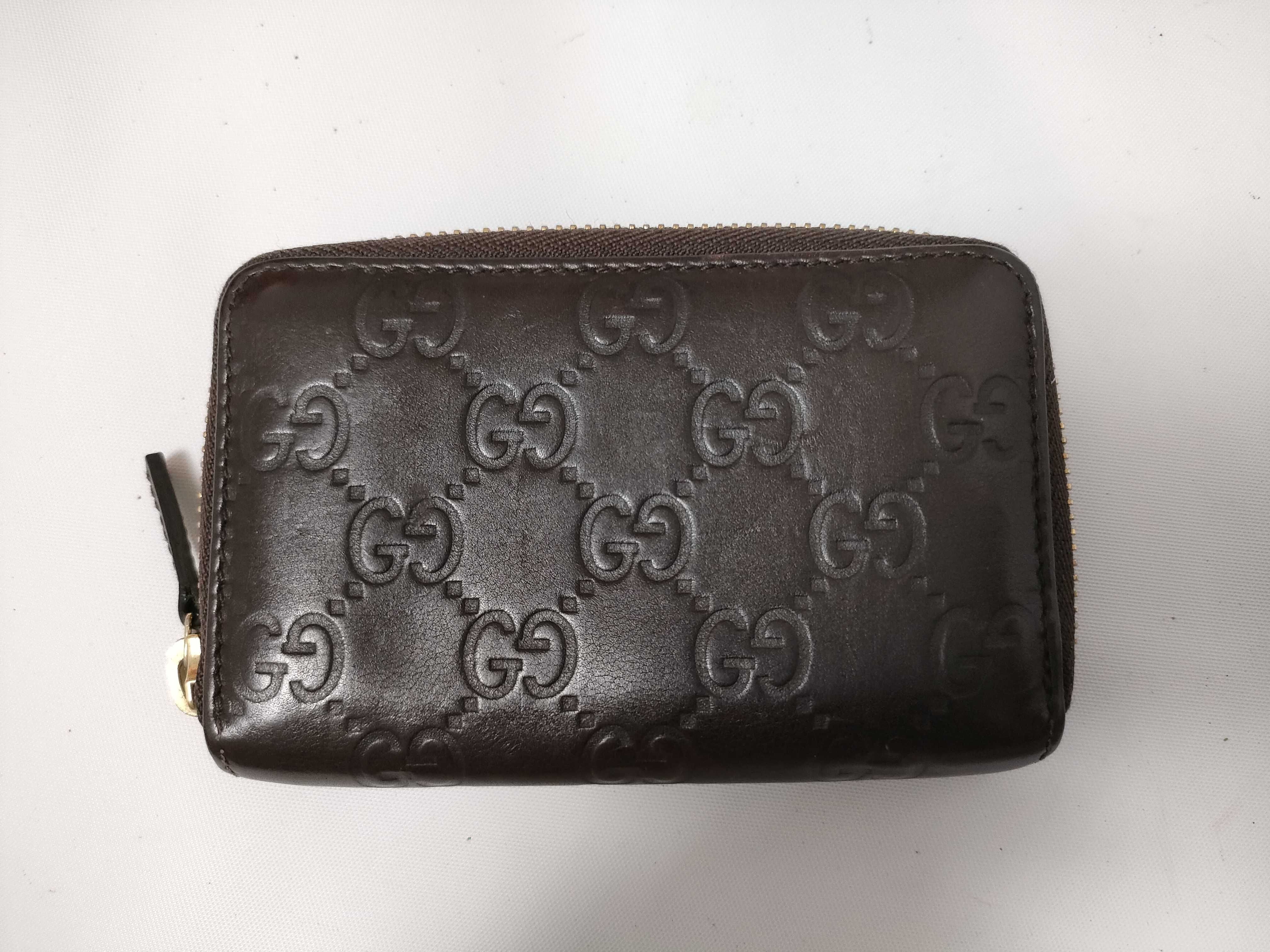 GG Shima Leather Coin Case