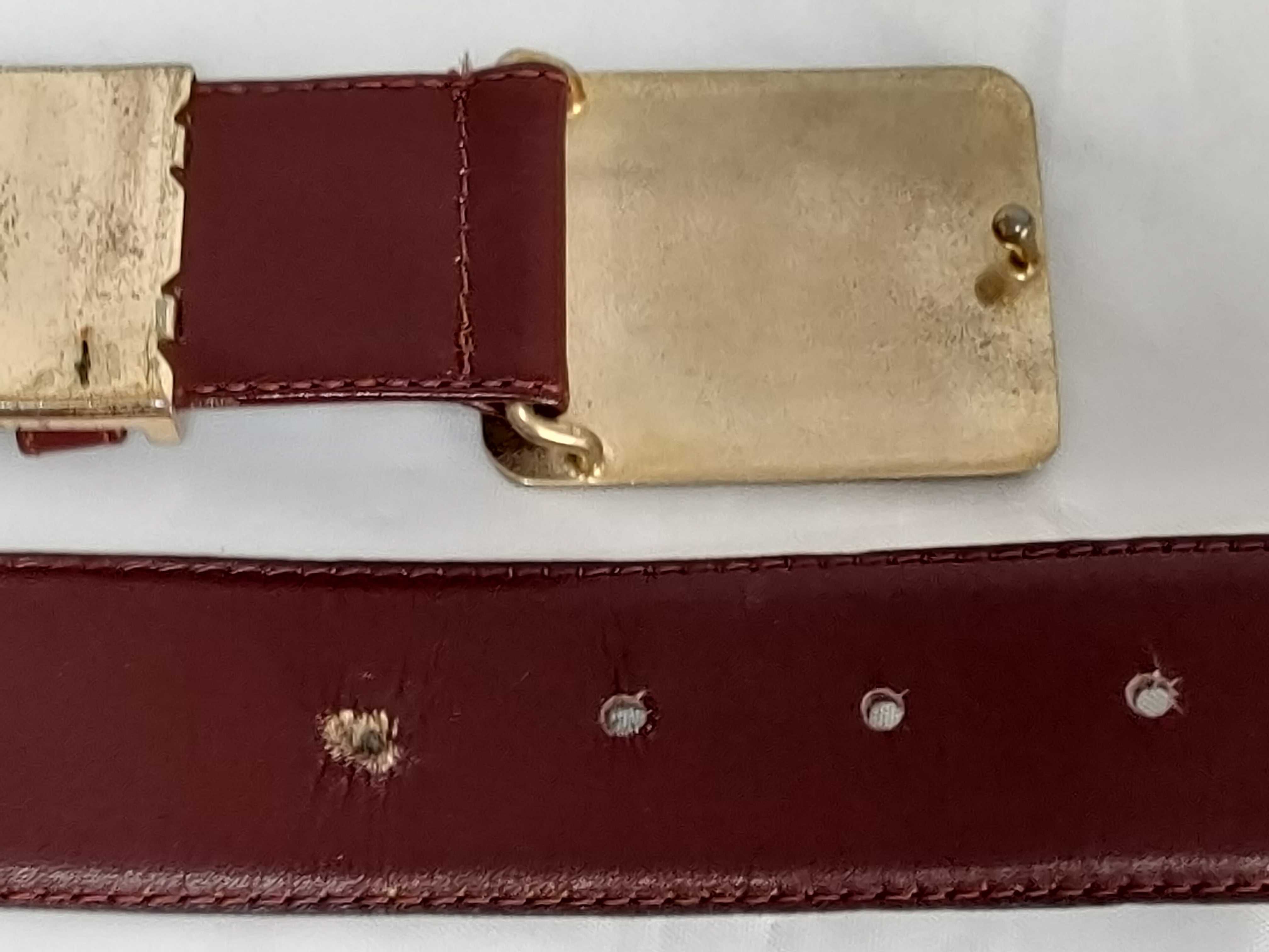 Must Bordeaux Leather Belt — view 3