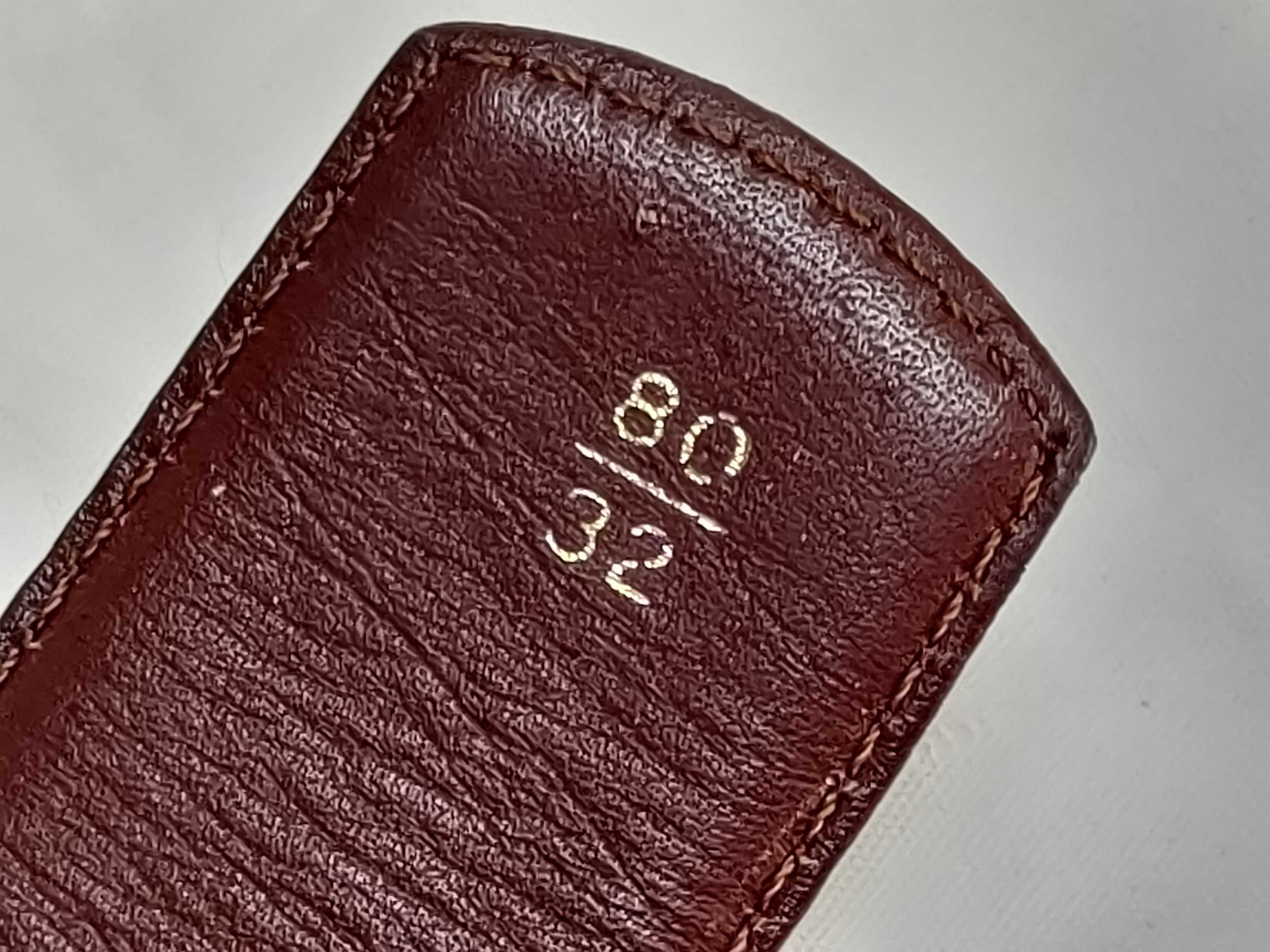 Must Bordeaux Leather Belt — view 5