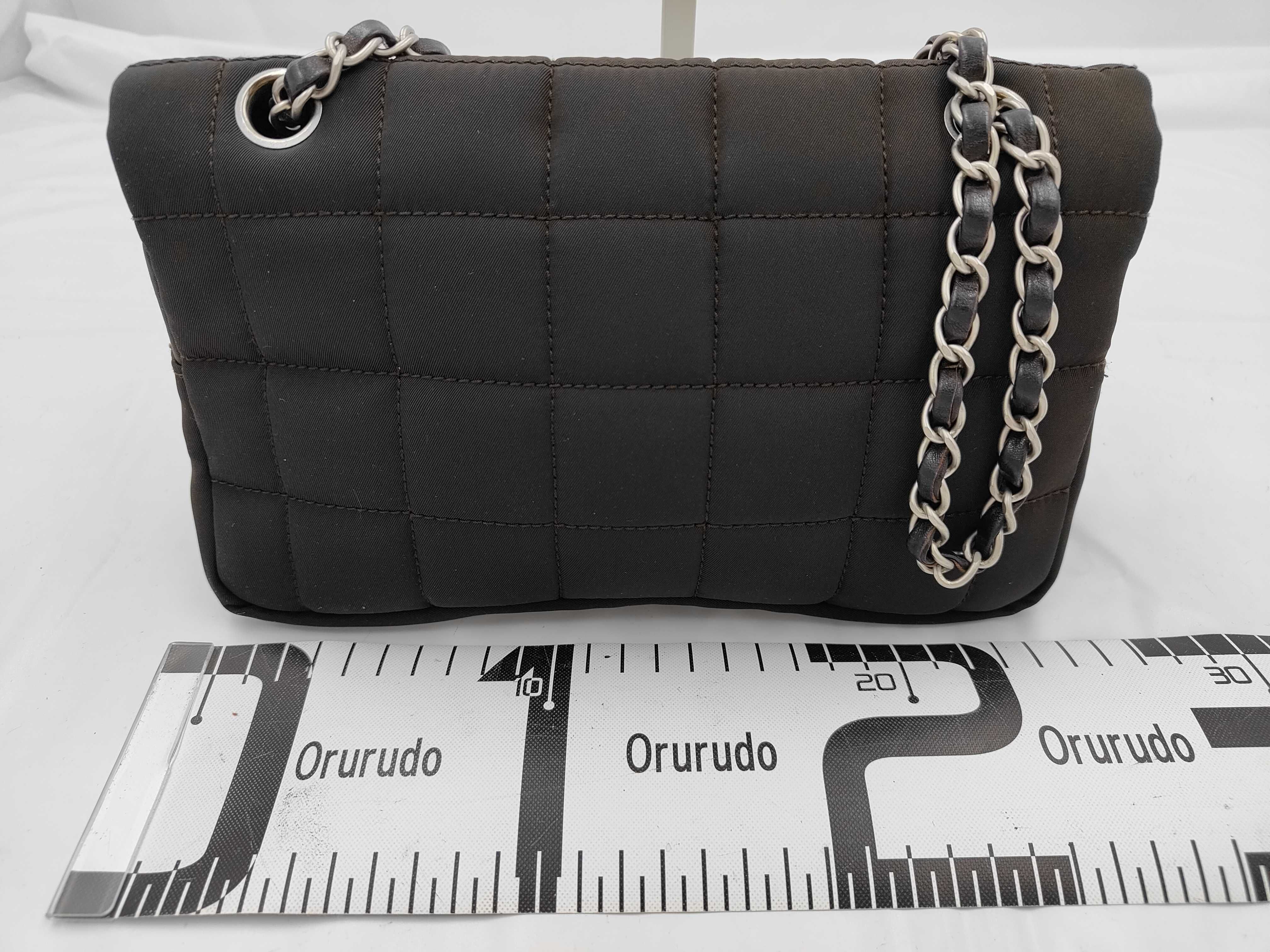 Chocolate Bar Nylon Black Shoulder Bag — view 2