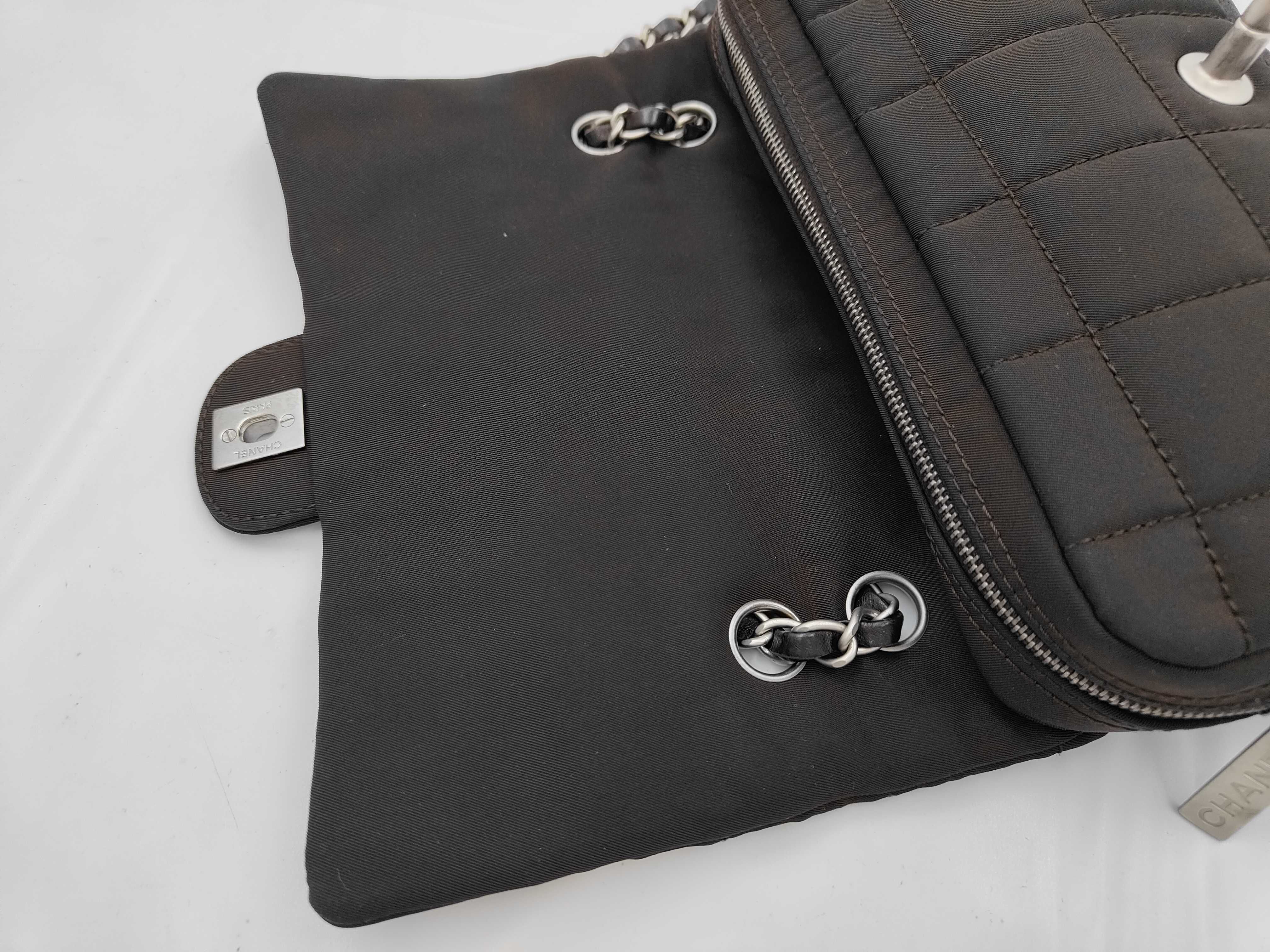 Chocolate Bar Nylon Black Shoulder Bag — view 8