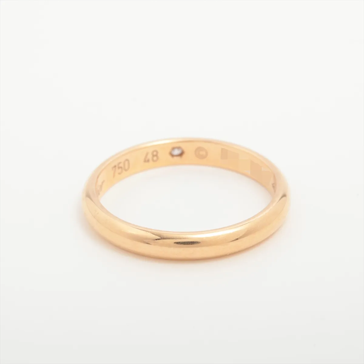 Wedding 1P Diamond Ring 750 (PG) 2.1g 48 PY3272 — view 2