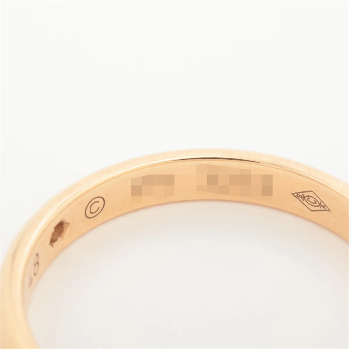 Wedding 1P Diamond Ring 750 (PG) 2.1g 48 PY3272 — view 4