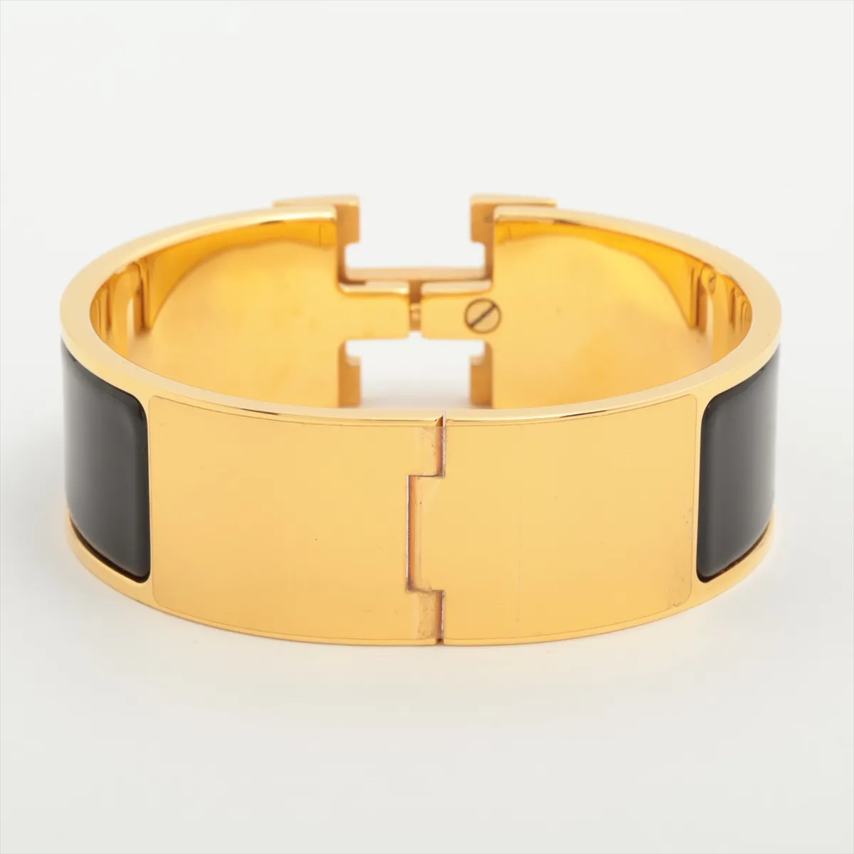 Click Crack H Large Bangle GP Black x Gold Scratches Dullness Discoloration Dirt Yes — view 2