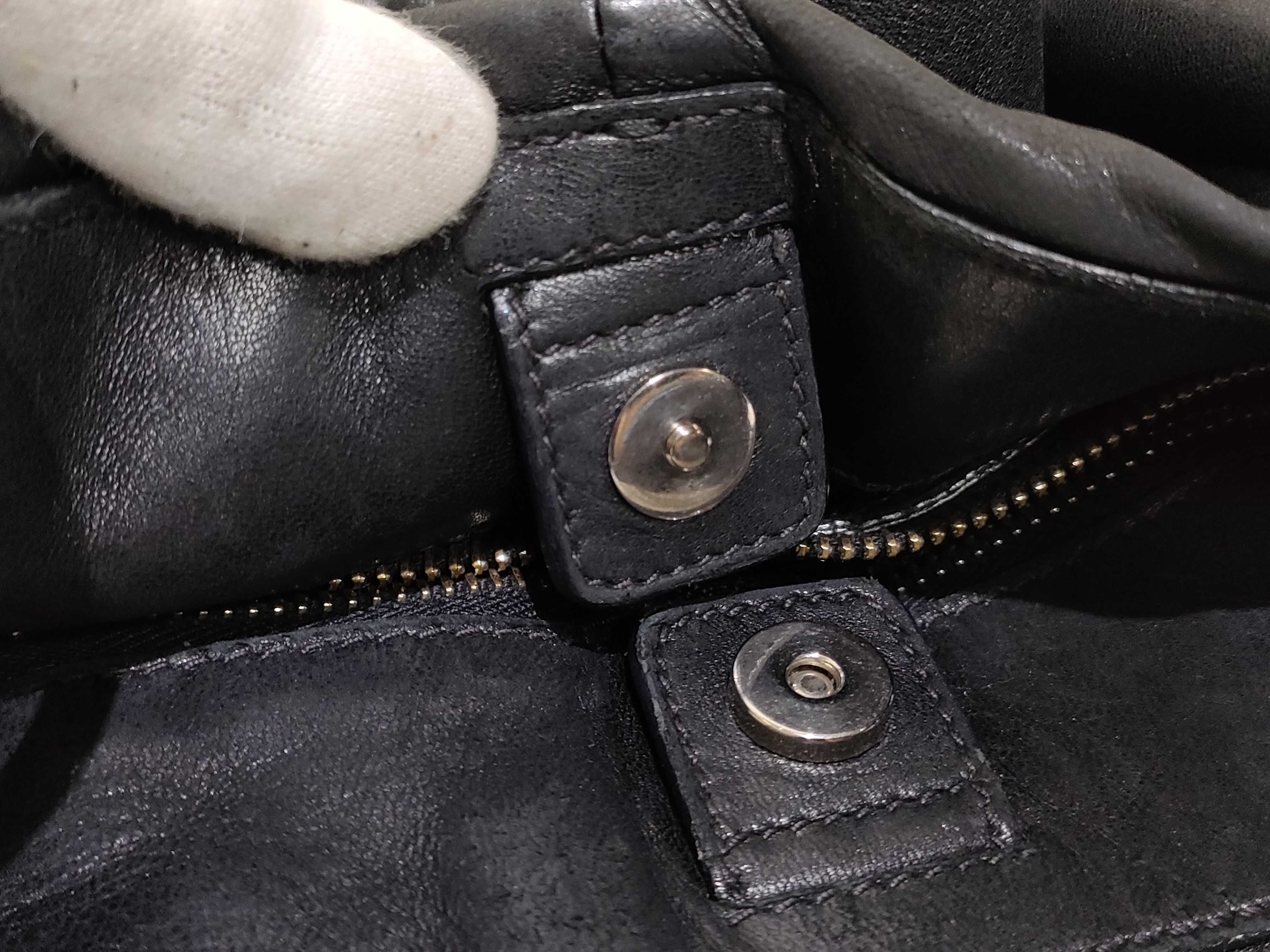 Leather Frill Shoulder Bag Handbag — view 13