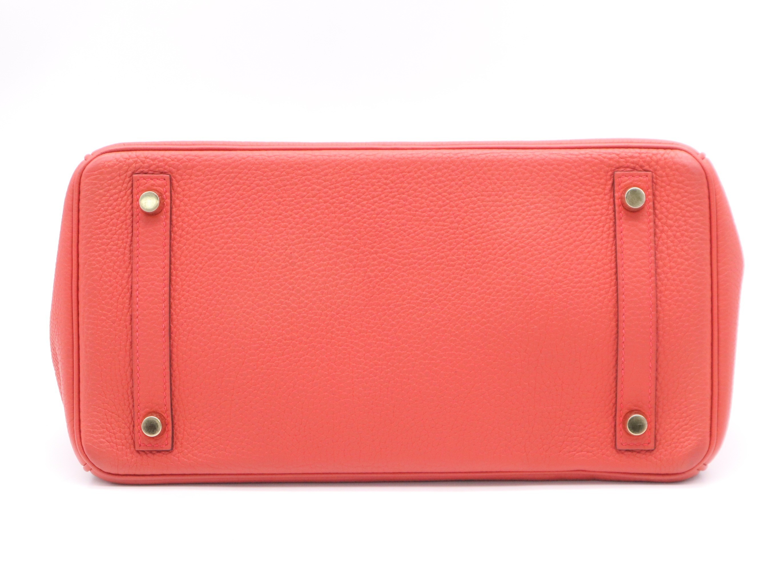 Dogo Birkin 30 Rouge Casaque Gold Hardware — view 4