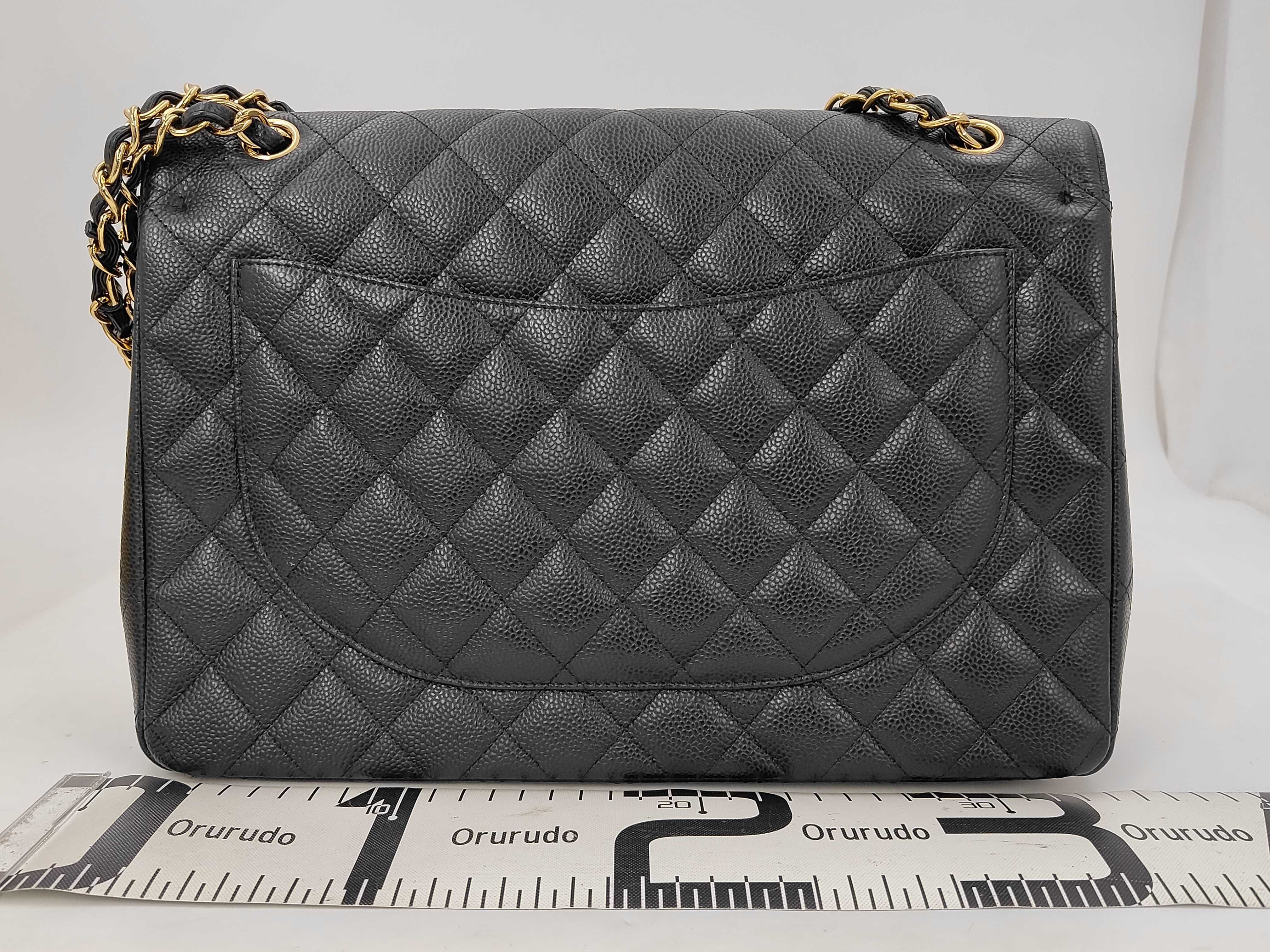 Caviar Leather Large Size Shoulder Bag (with seal and card) — view 2