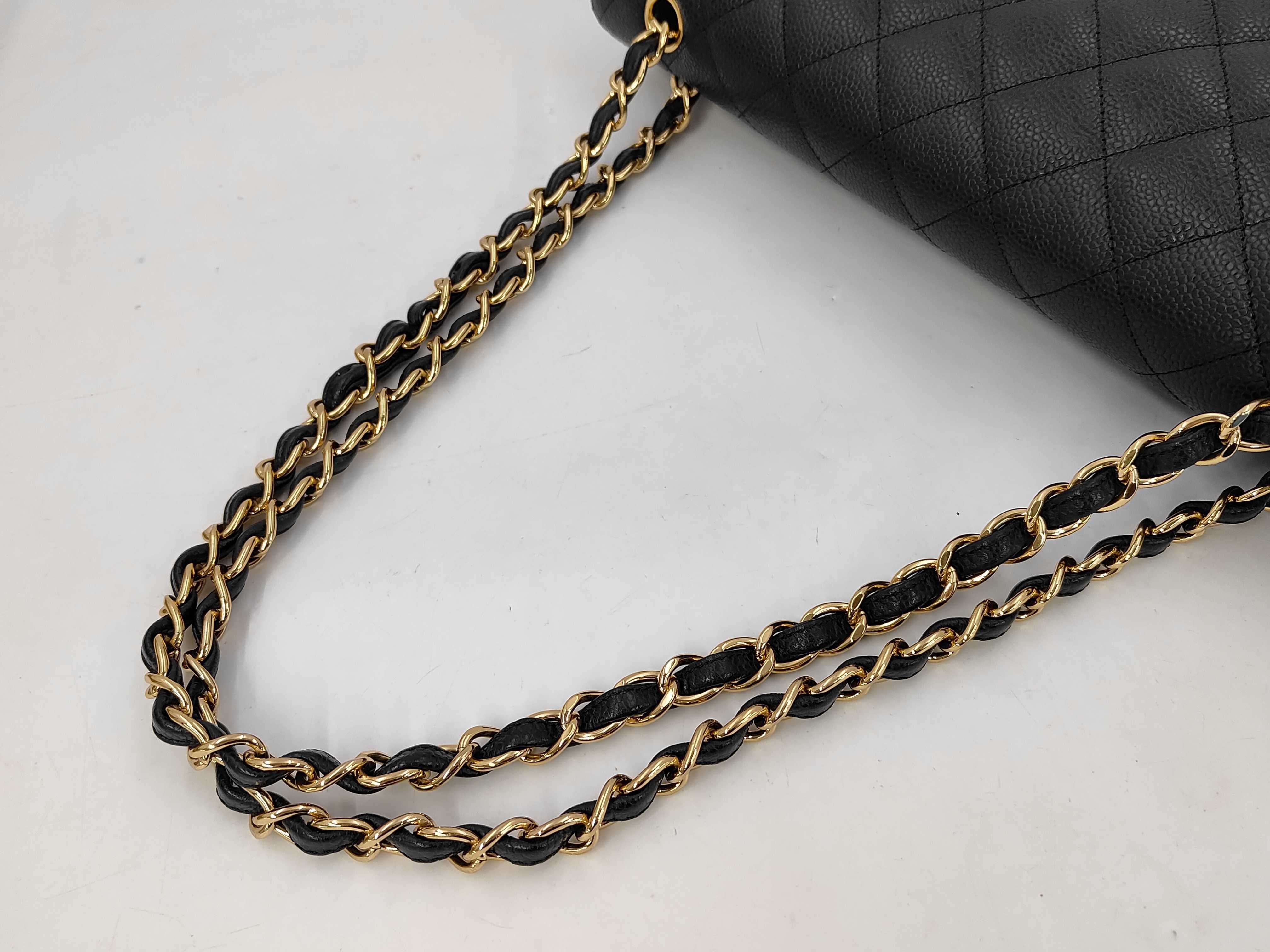 Caviar Leather Large Size Shoulder Bag (with seal and card) — view 3